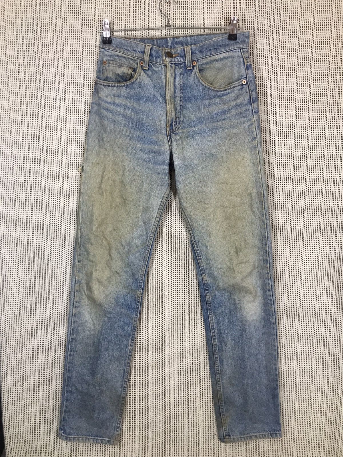 Levi's × Levi's Vintage Clothing ‼️VTG LEVIS 505 80s DISTRESSED SUNFAFDED DENIM‼️ Size US 29 - 2 Thumbnail