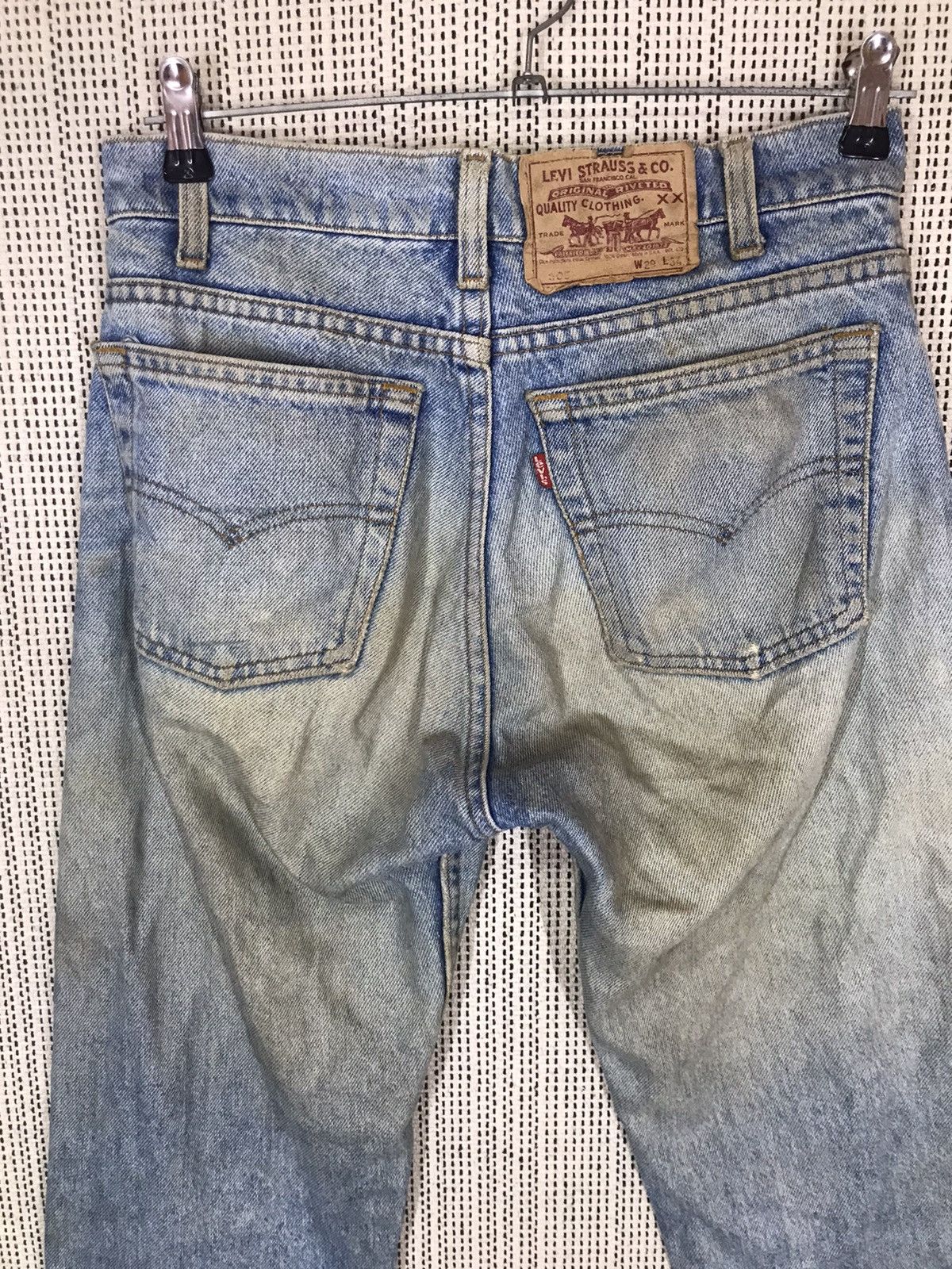 Levi's × Levi's Vintage Clothing ‼️VTG LEVIS 505 80s DISTRESSED SUNFAFDED DENIM‼️ Size US 29 - 8 Thumbnail