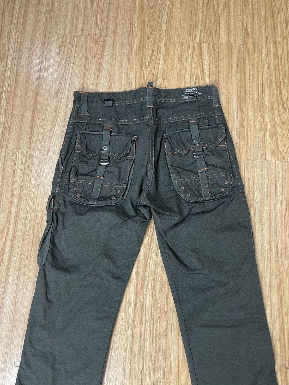 Edwin DELETE TODAY🔥Bondage Cargo Pants Edwin Khaki 505 Japan Size US 32 / EU 48 - 4 Thumbnail