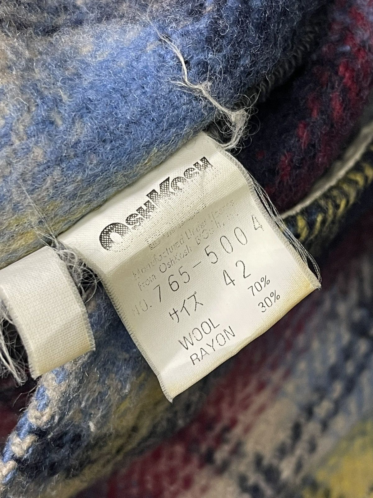Oshkosh VINTAGE OSHKOSH BGOSH TARTAN JACKET Size US L / EU 52-54 / 3 - 4 Thumbnail