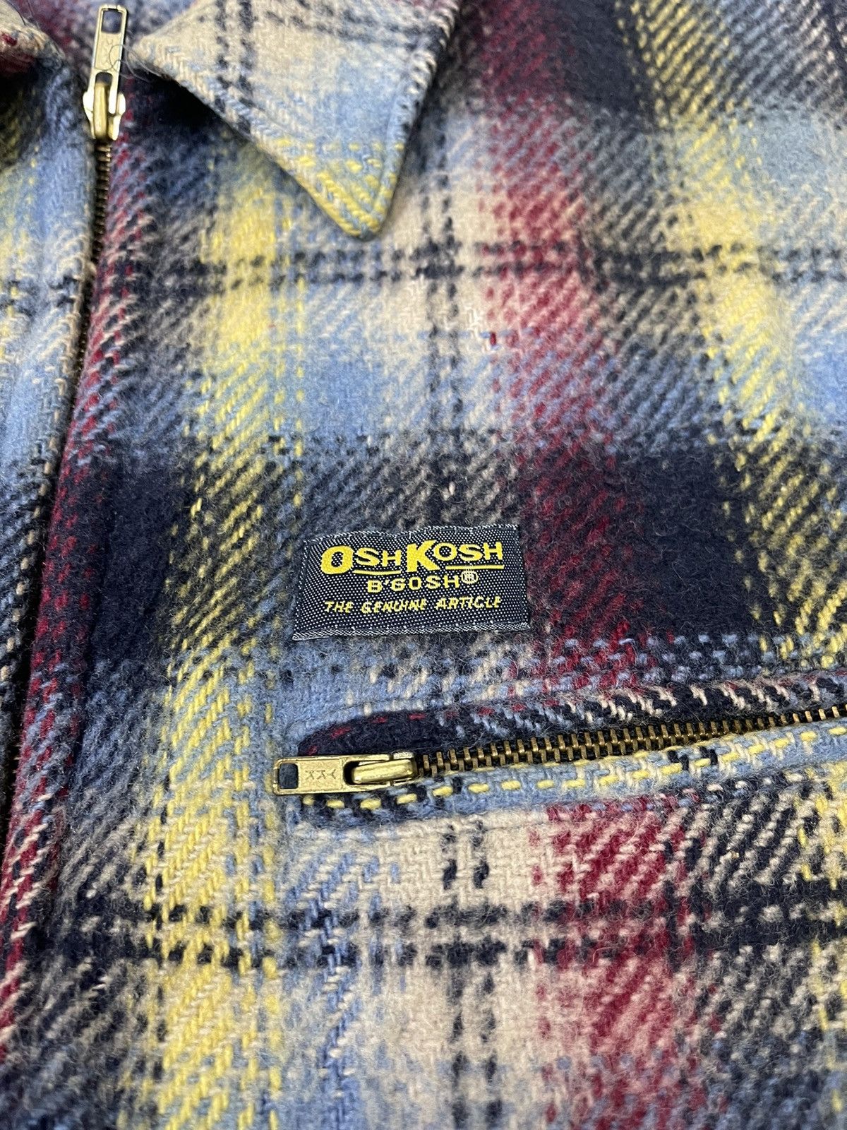 Oshkosh VINTAGE OSHKOSH BGOSH TARTAN JACKET Size US L / EU 52-54 / 3 - 10 Thumbnail