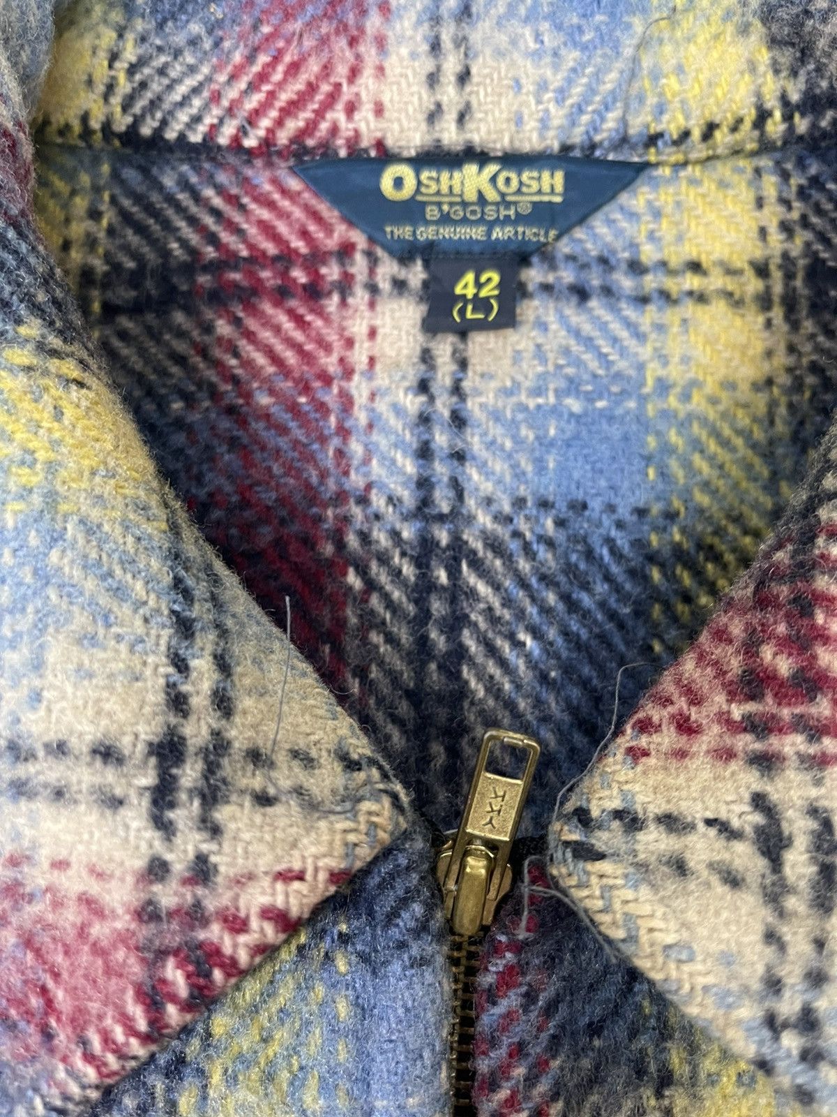 Oshkosh VINTAGE OSHKOSH BGOSH TARTAN JACKET Size US L / EU 52-54 / 3 - 9 Thumbnail