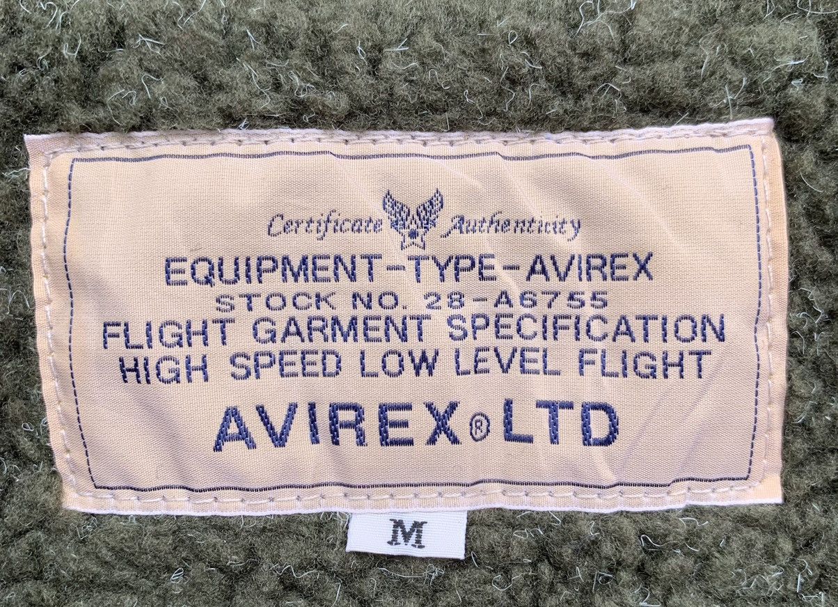 Avirex 🪖Vintage Avirex Flight Garment Shearling Jacket Size US M / EU 48-50 / 2 - 8 Thumbnail