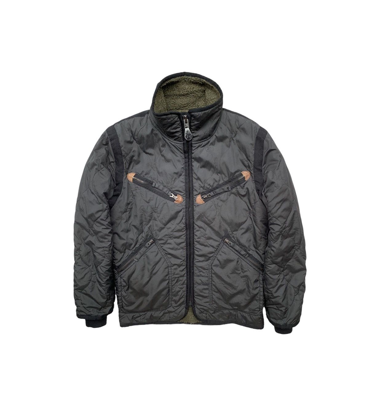 Avirex 🪖Vintage Avirex Flight Garment Shearling Jacket Size US M / EU 48-50 / 2 - 2 Thumbnail