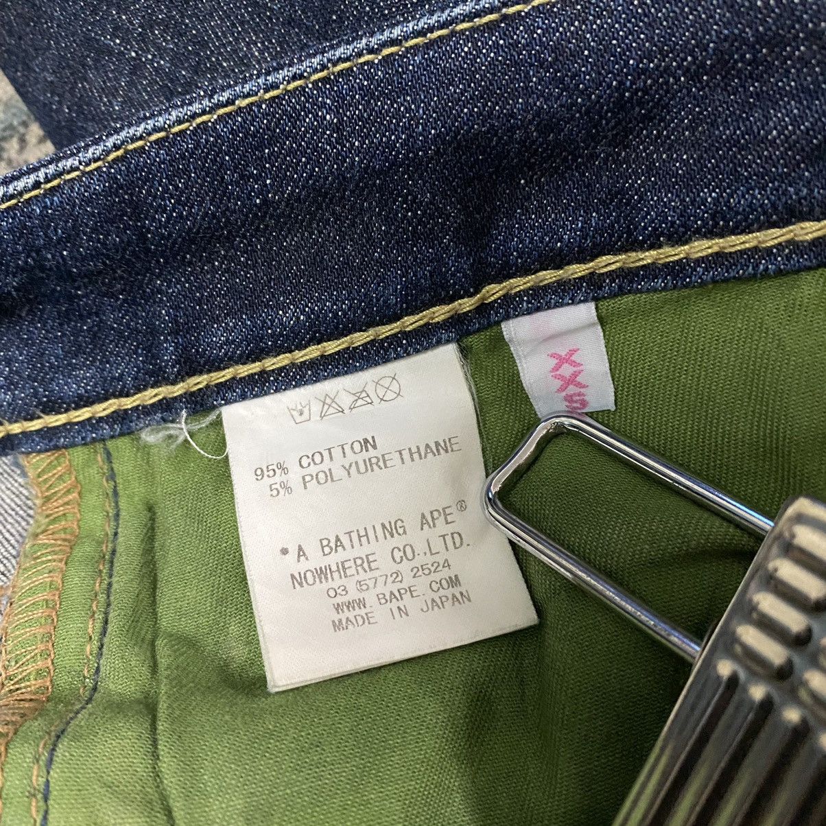 Bape Bapesta Skinny Jeans Size 28" / US 6 / IT 42 - 15 Thumbnail