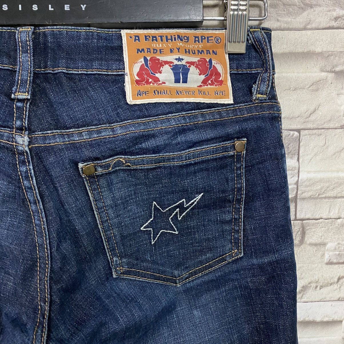 Bape Bapesta Skinny Jeans Size 28" / US 6 / IT 42 - 13 Thumbnail