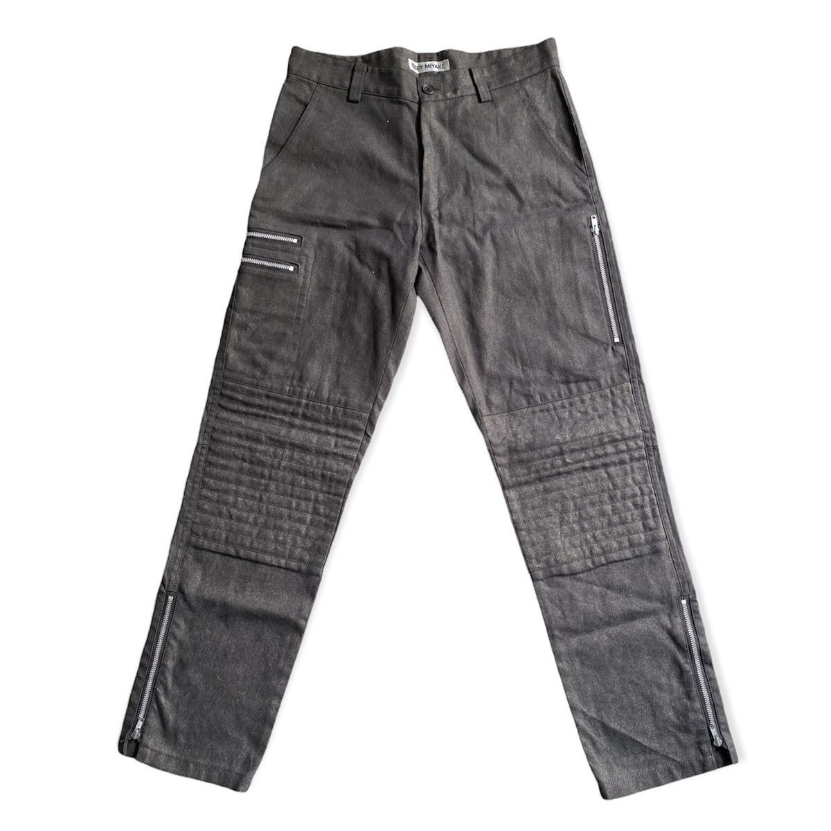 Issey Miyake Fall 2002 Issey Miyake Glitter Biker Pants Size US 30 / EU 46 - 1 Thumbnail