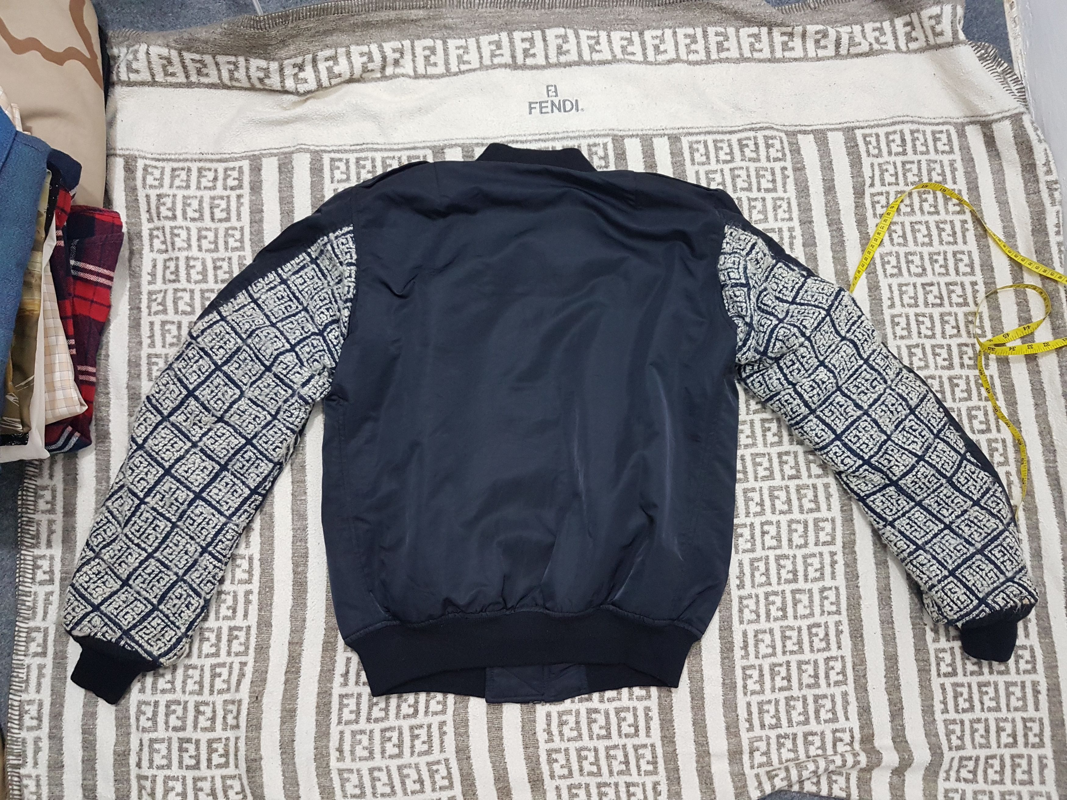 Japanese Brand AW 2006/07, GDC Military Bomber Patchwork Bomber Jacket Size US M / EU 48-50 / 2 - 17 Thumbnail