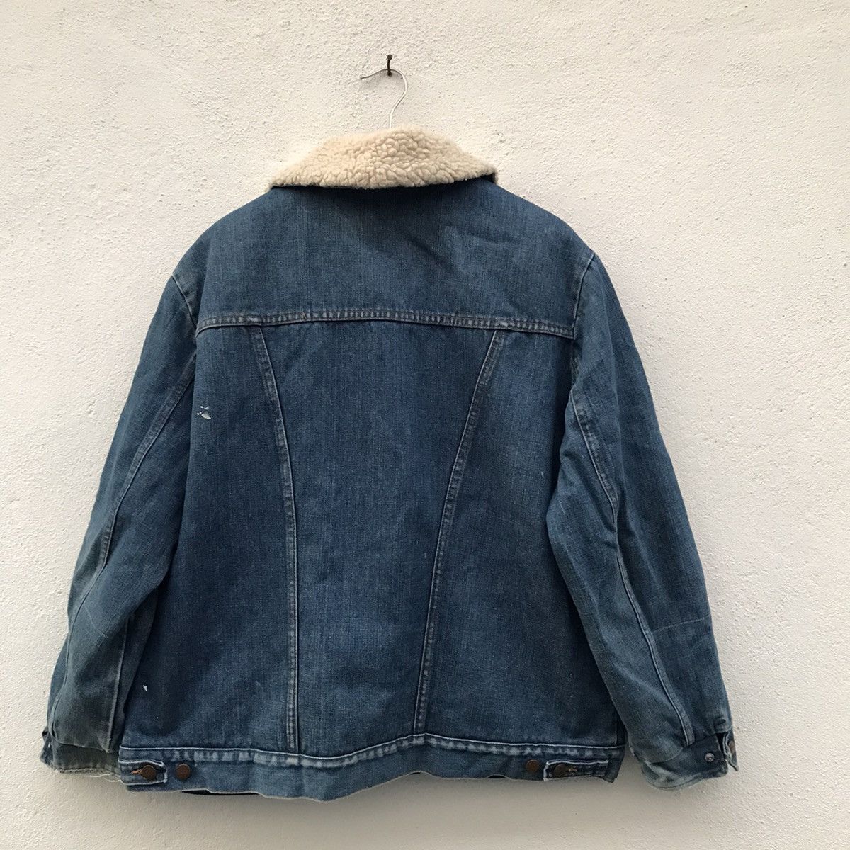 Vintage Vintage Maverick Ranch Coat Sherpa Lining Denim Jacket Size US XL / EU 56 / 4 - 11 Thumbnail