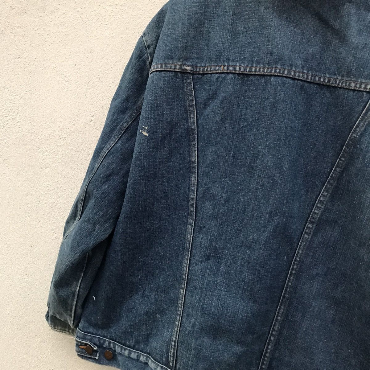 Vintage Vintage Maverick Ranch Coat Sherpa Lining Denim Jacket Size US XL / EU 56 / 4 - 16 Thumbnail