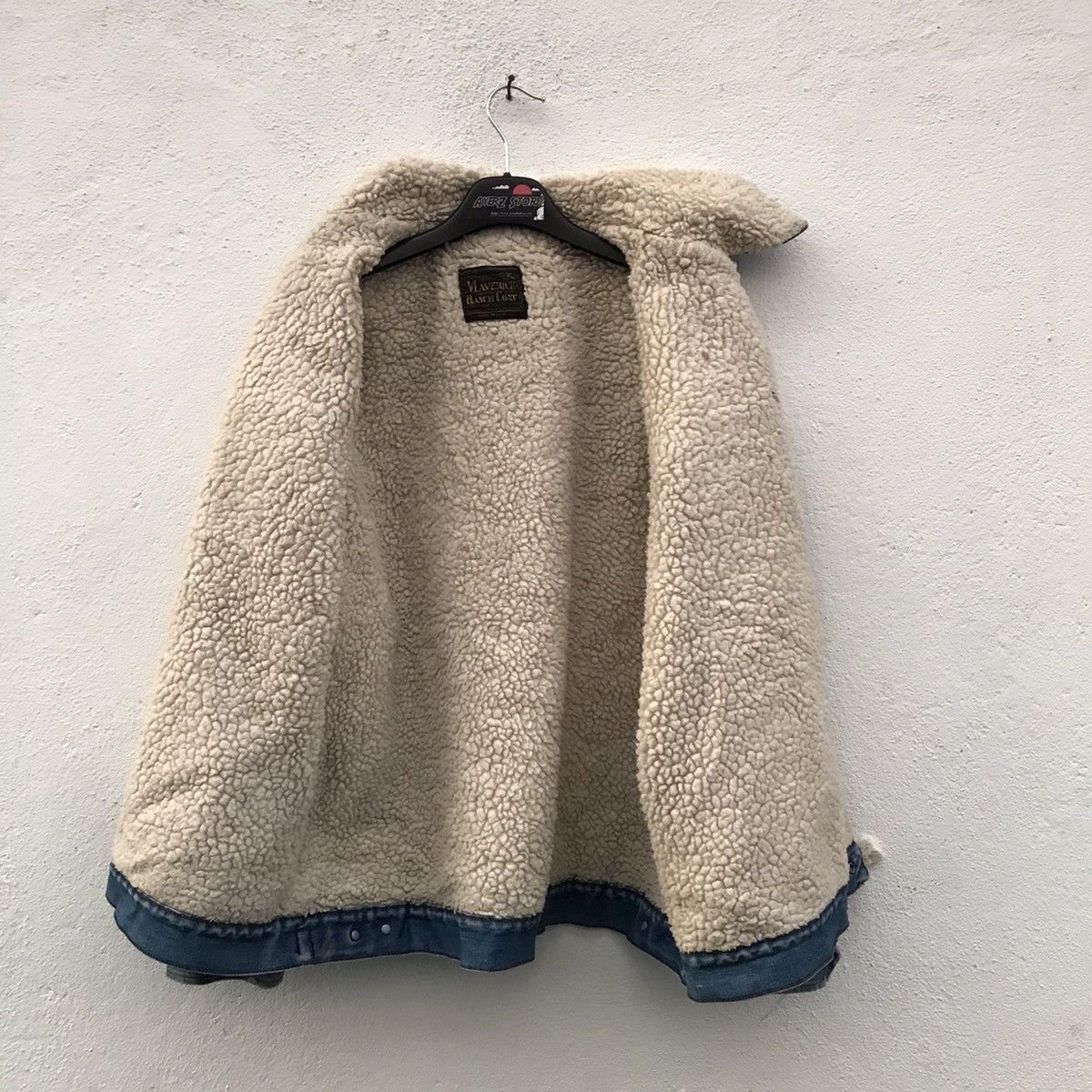 Vintage Vintage Maverick Ranch Coat Sherpa Lining Denim Jacket Size US XL / EU 56 / 4 - 17 Thumbnail
