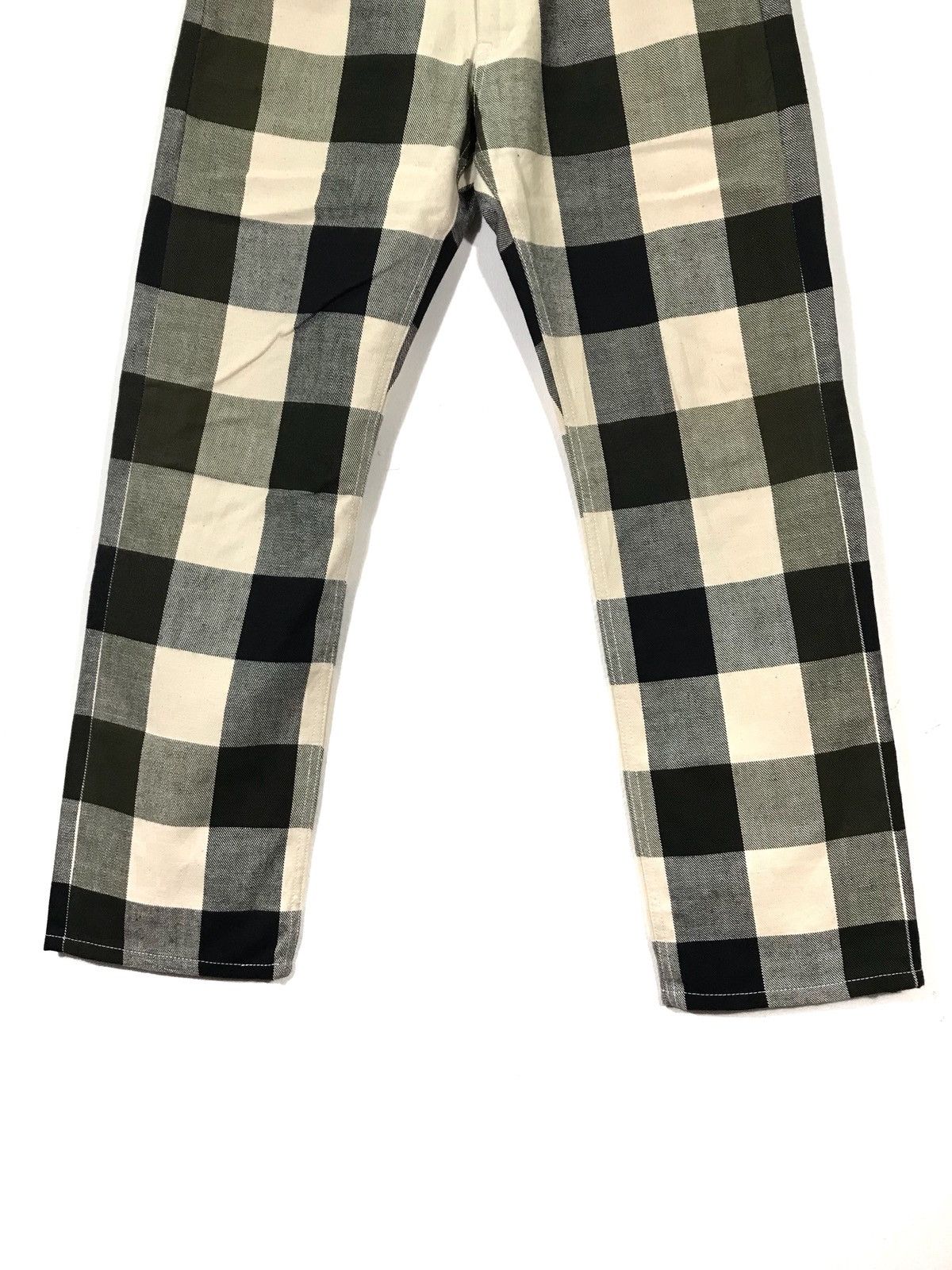 Japanese Brand Stancetc Art Work Tartan Plaid Denim Jeans Made In Japan Size US 44 / EU 60 - 5 Thumbnail