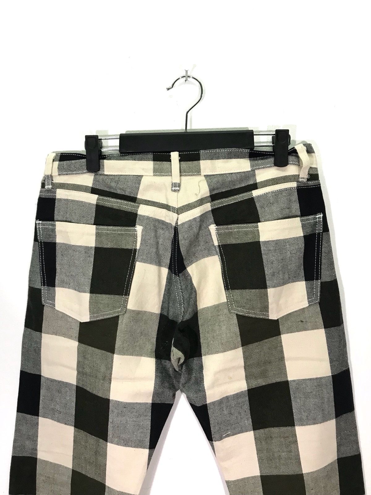 Japanese Brand Stancetc Art Work Tartan Plaid Denim Jeans Made In Japan Size US 44 / EU 60 - 4 Thumbnail
