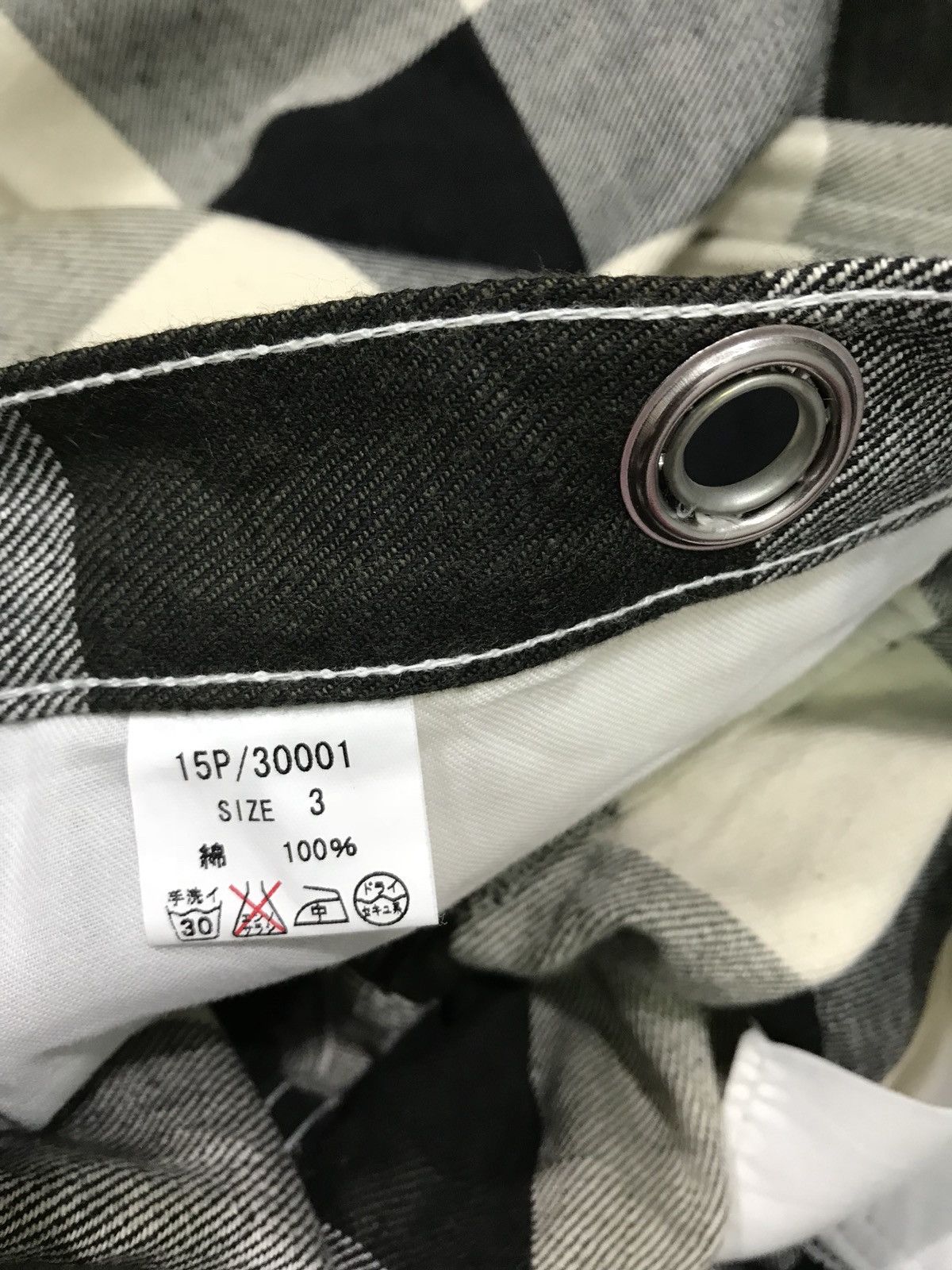 Japanese Brand Stancetc Art Work Tartan Plaid Denim Jeans Made In Japan Size US 44 / EU 60 - 8 Thumbnail