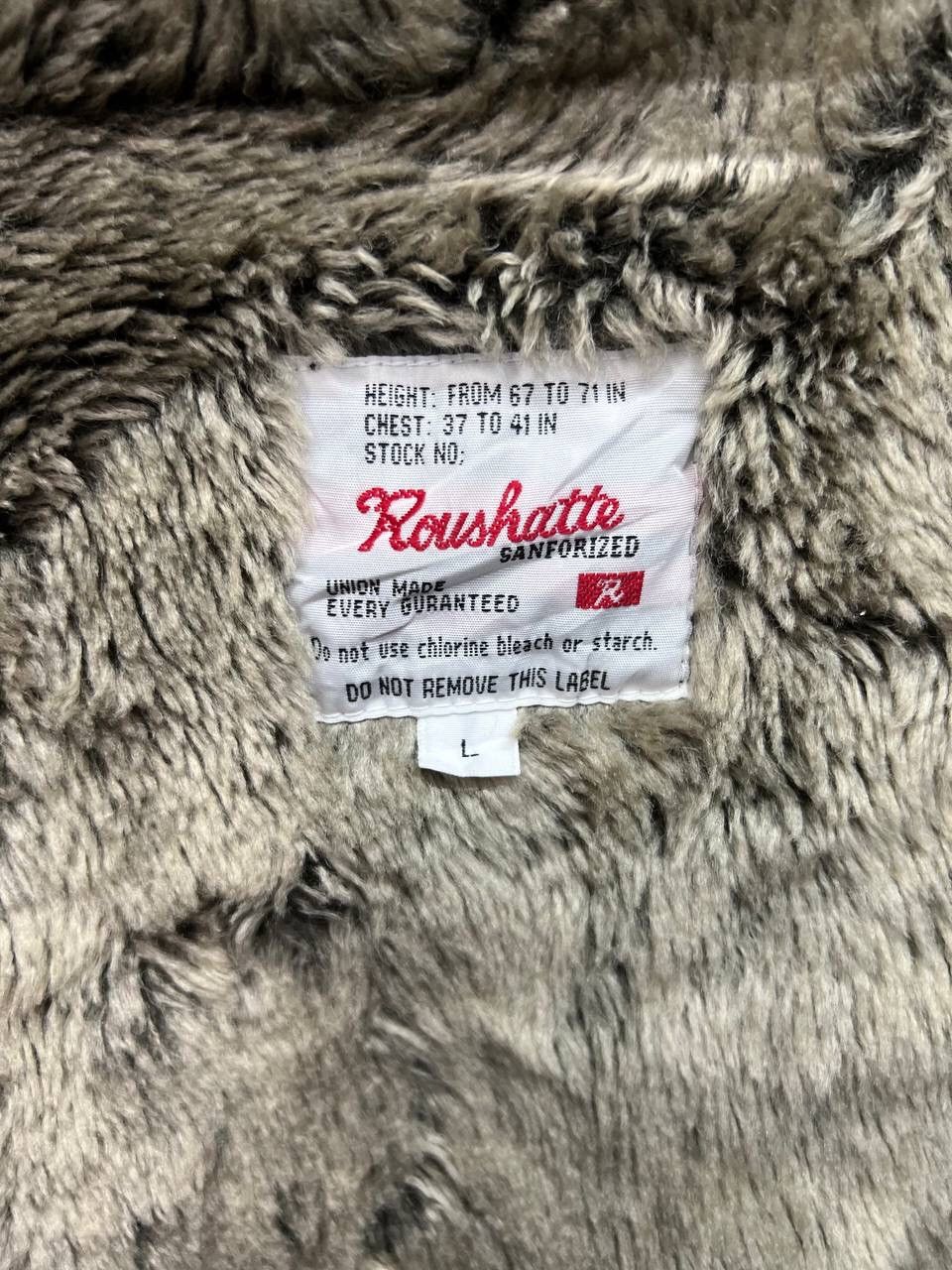 Other ROUSHATTE UNION MADE DOUBLE COLLAR JACKET FLEECE LINED Size US L / EU 52-54 / 3 - 11 Thumbnail