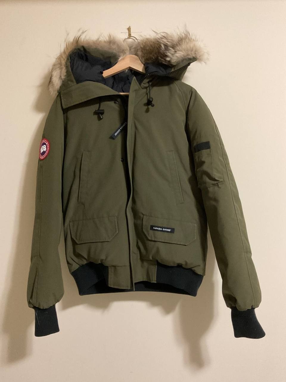 image of Canada Goose Chilliwack Bomber Jacket in Miltary Green, Men's (Size Small)