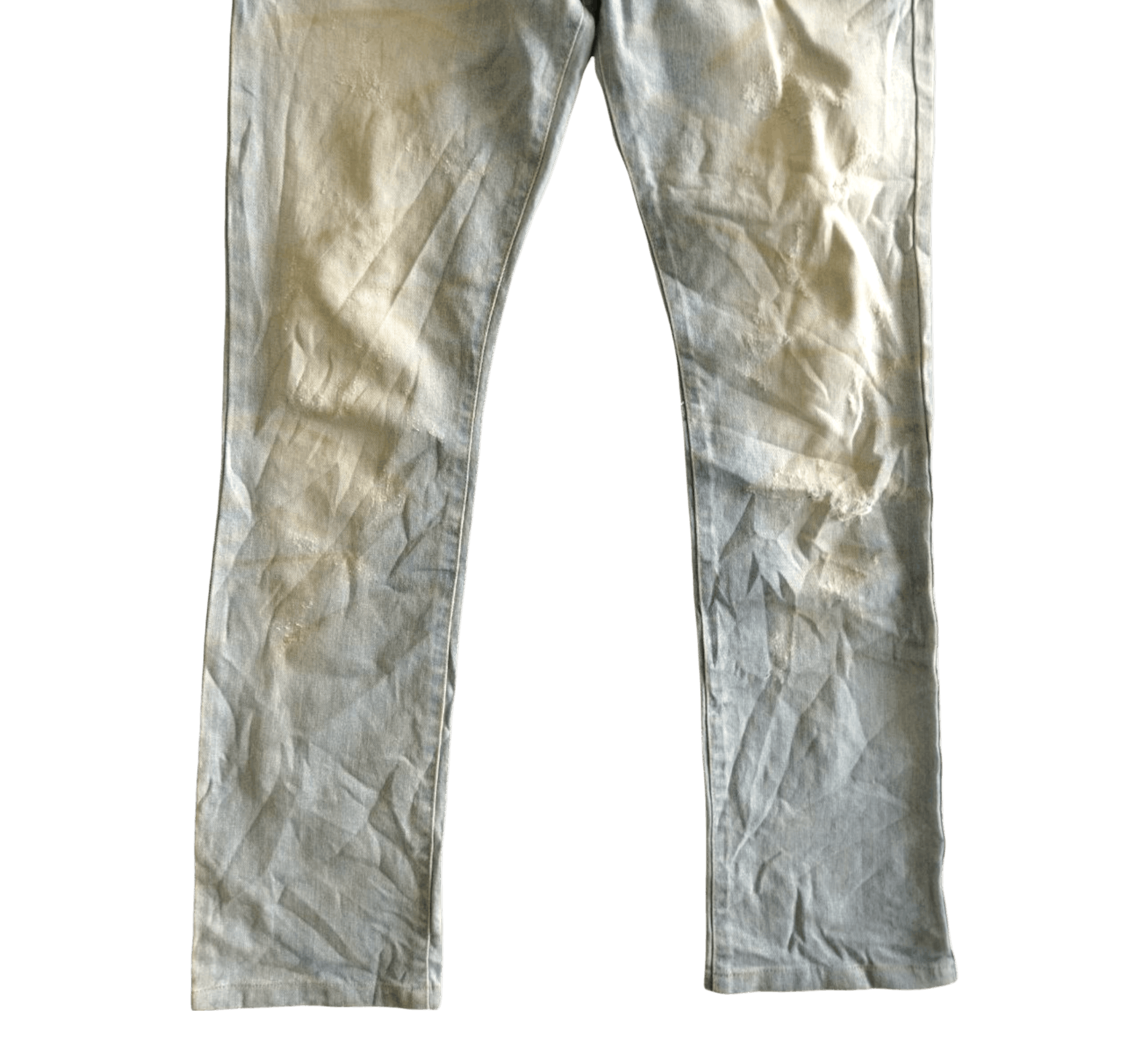 Tornado Mart Tornado Mart Japan Stretch Distressed Look Denim Jeans Size US 35 - 3 Thumbnail