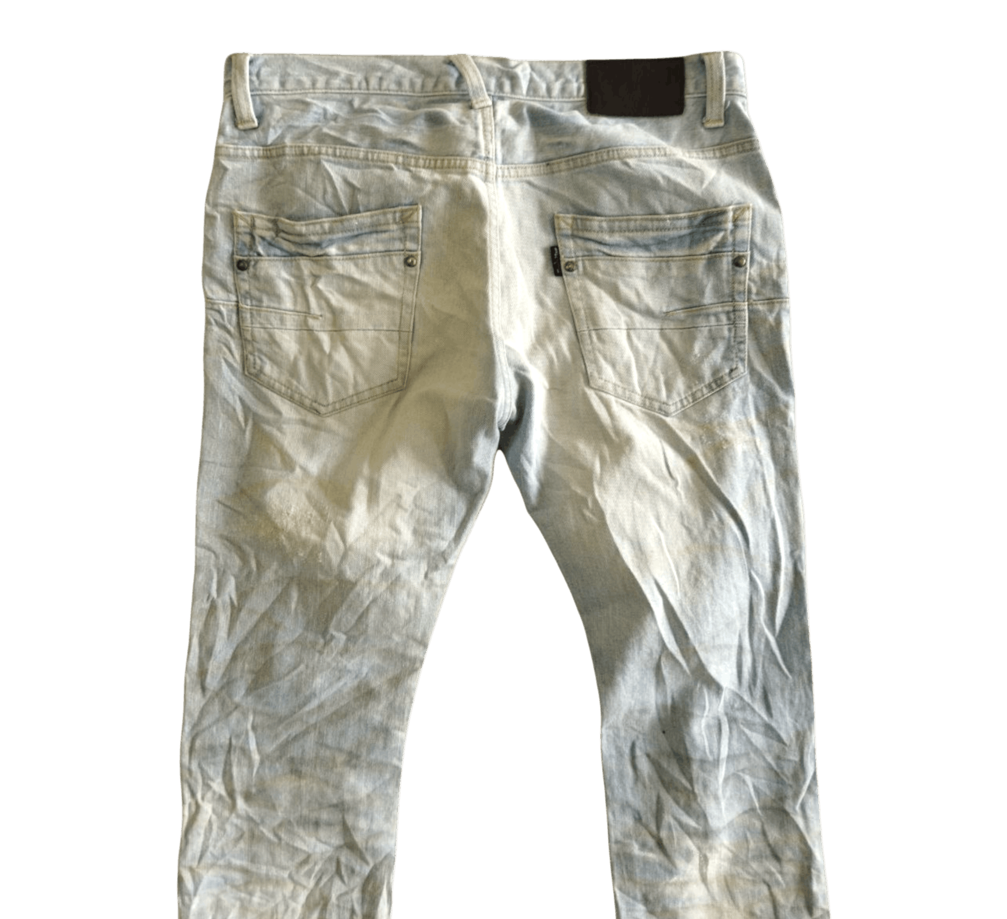 Tornado Mart Tornado Mart Japan Stretch Distressed Look Denim Jeans Size US 35 - 5 Thumbnail