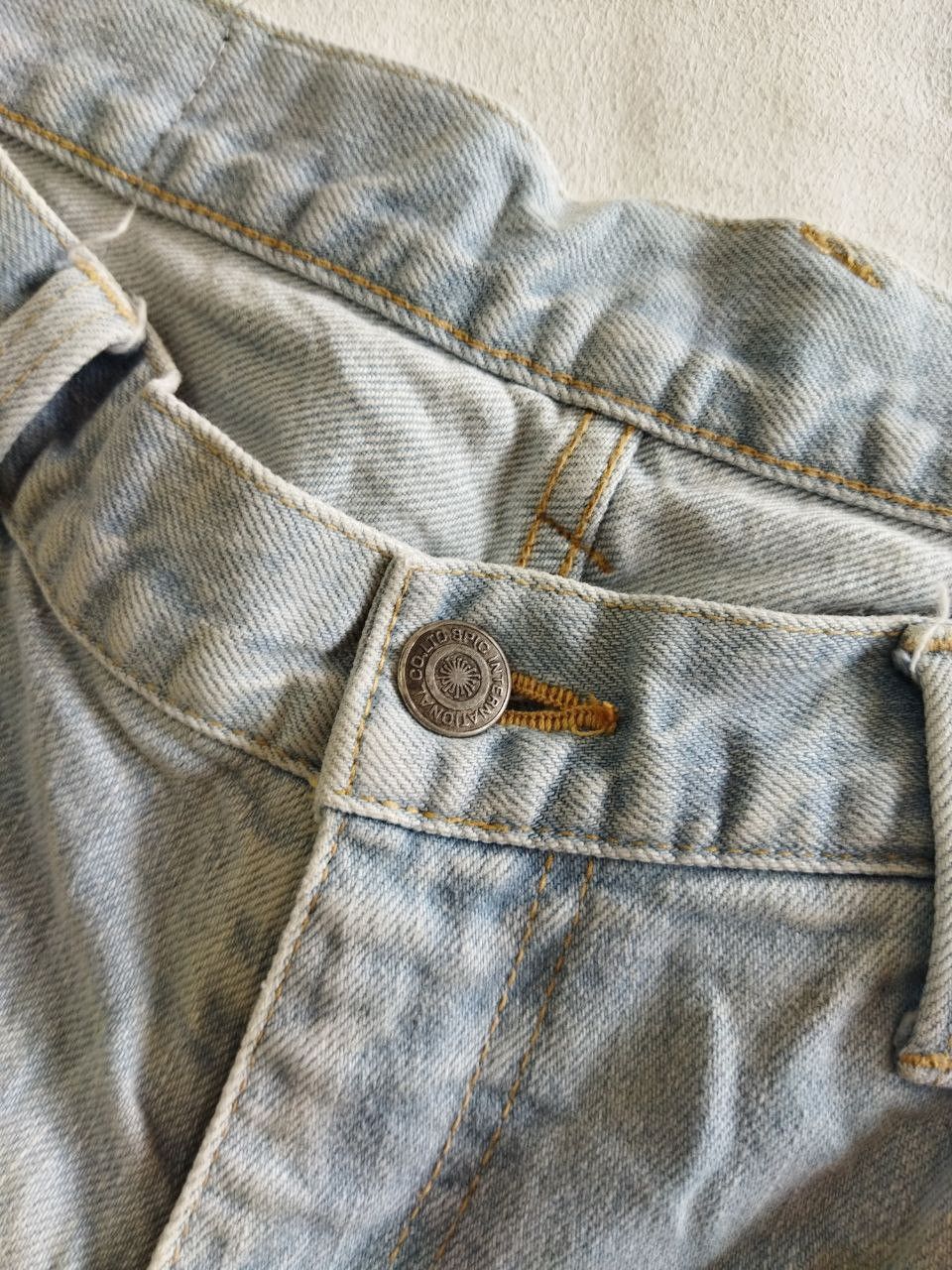 Tornado Mart Tornado Mart Japan Stretch Distressed Look Denim Jeans Size US 35 - 10 Thumbnail