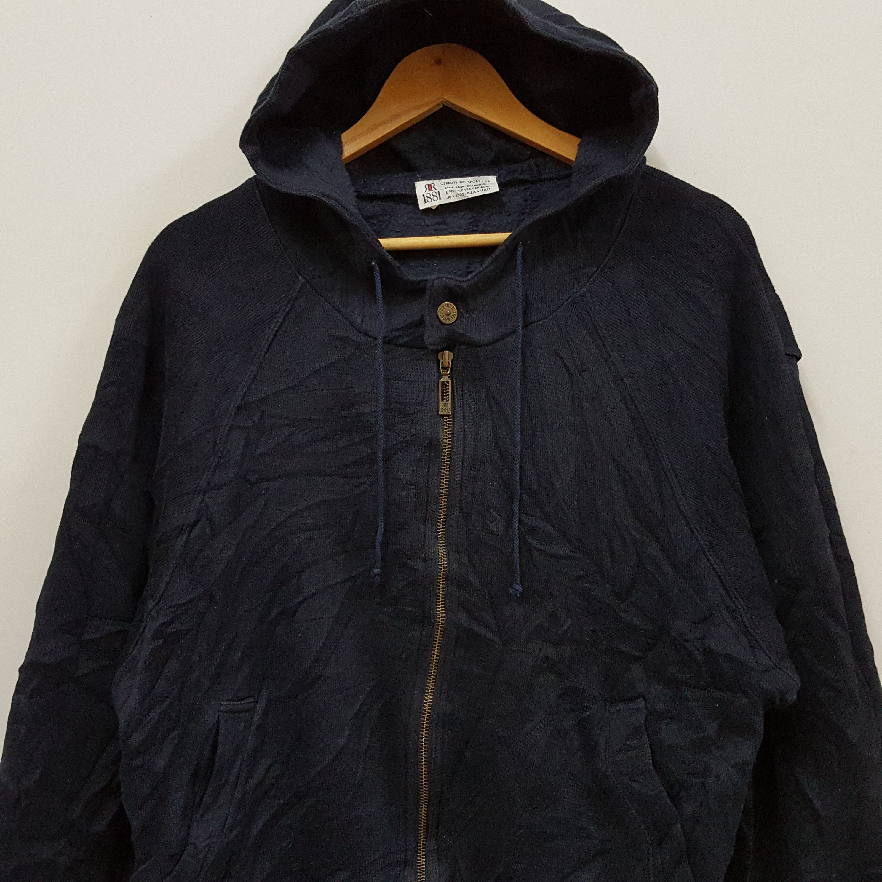 Cerruti 1881 × Vintage Vintage CERRUTI 1881 big logo nice design hoodies jacket Size US L / EU 52-54 / 3 - 4 Thumbnail