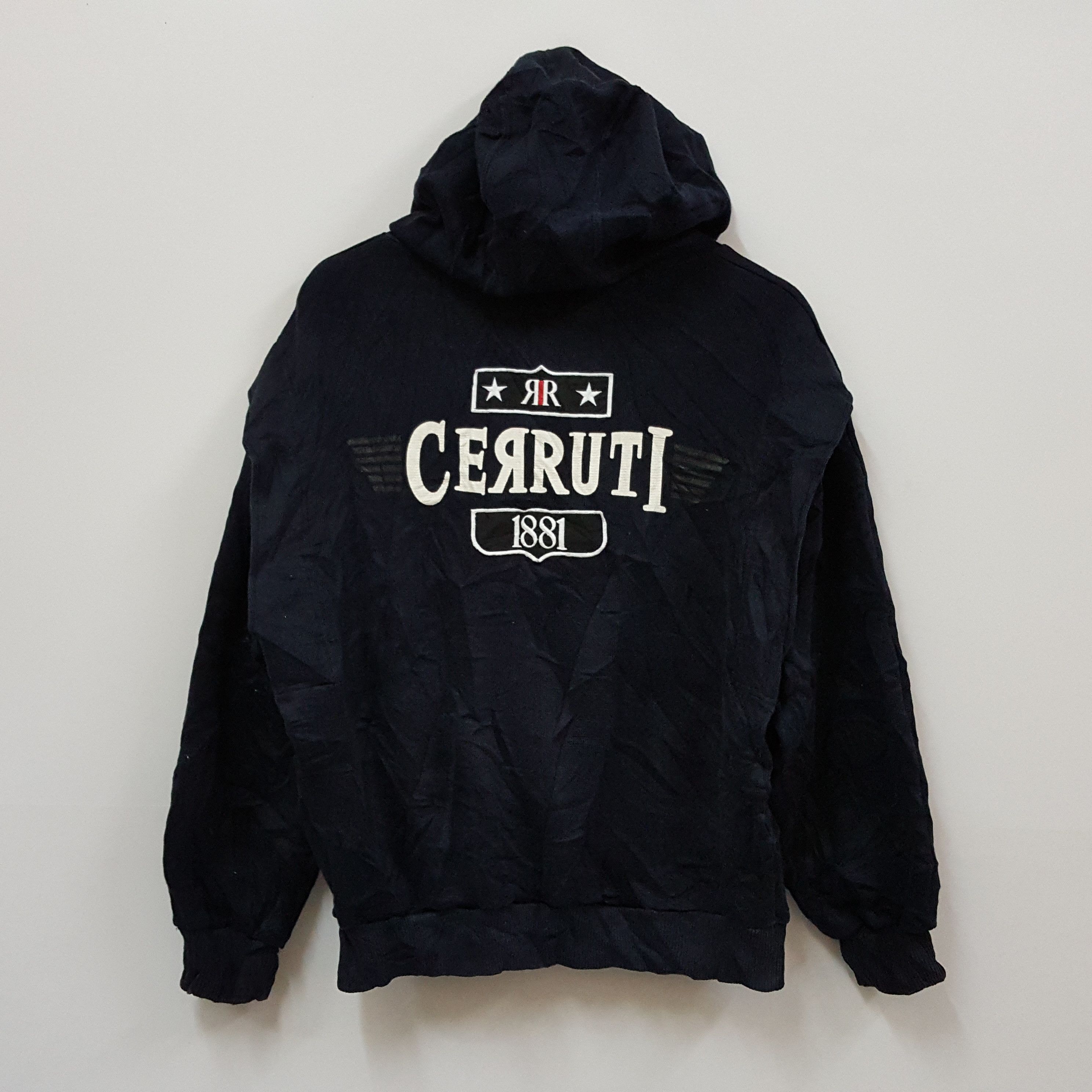 Cerruti 1881 × Vintage Vintage CERRUTI 1881 big logo nice design hoodies jacket Size US L / EU 52-54 / 3 - 1 Thumbnail