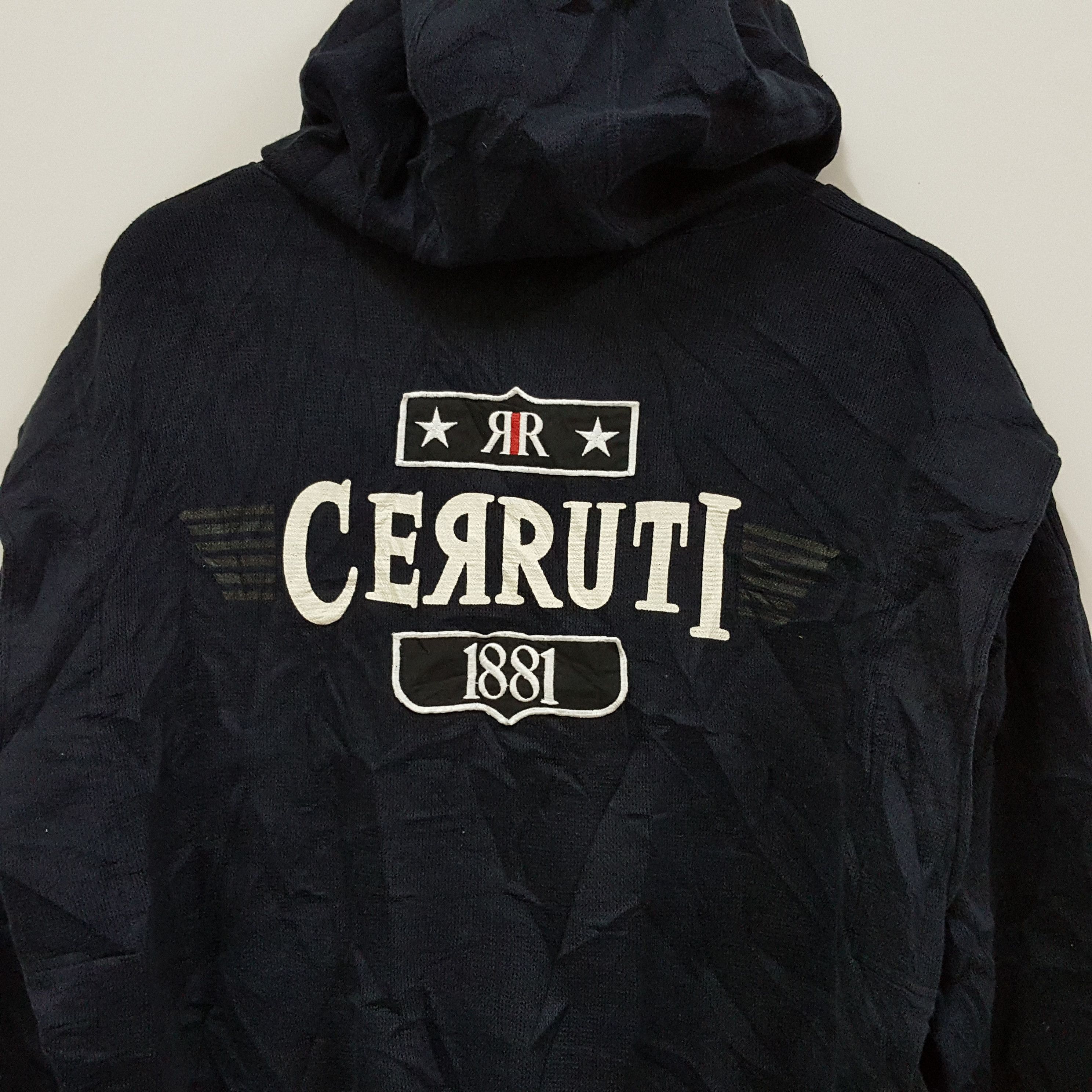 Cerruti 1881 × Vintage Vintage CERRUTI 1881 big logo nice design hoodies jacket Size US L / EU 52-54 / 3 - 2 Thumbnail
