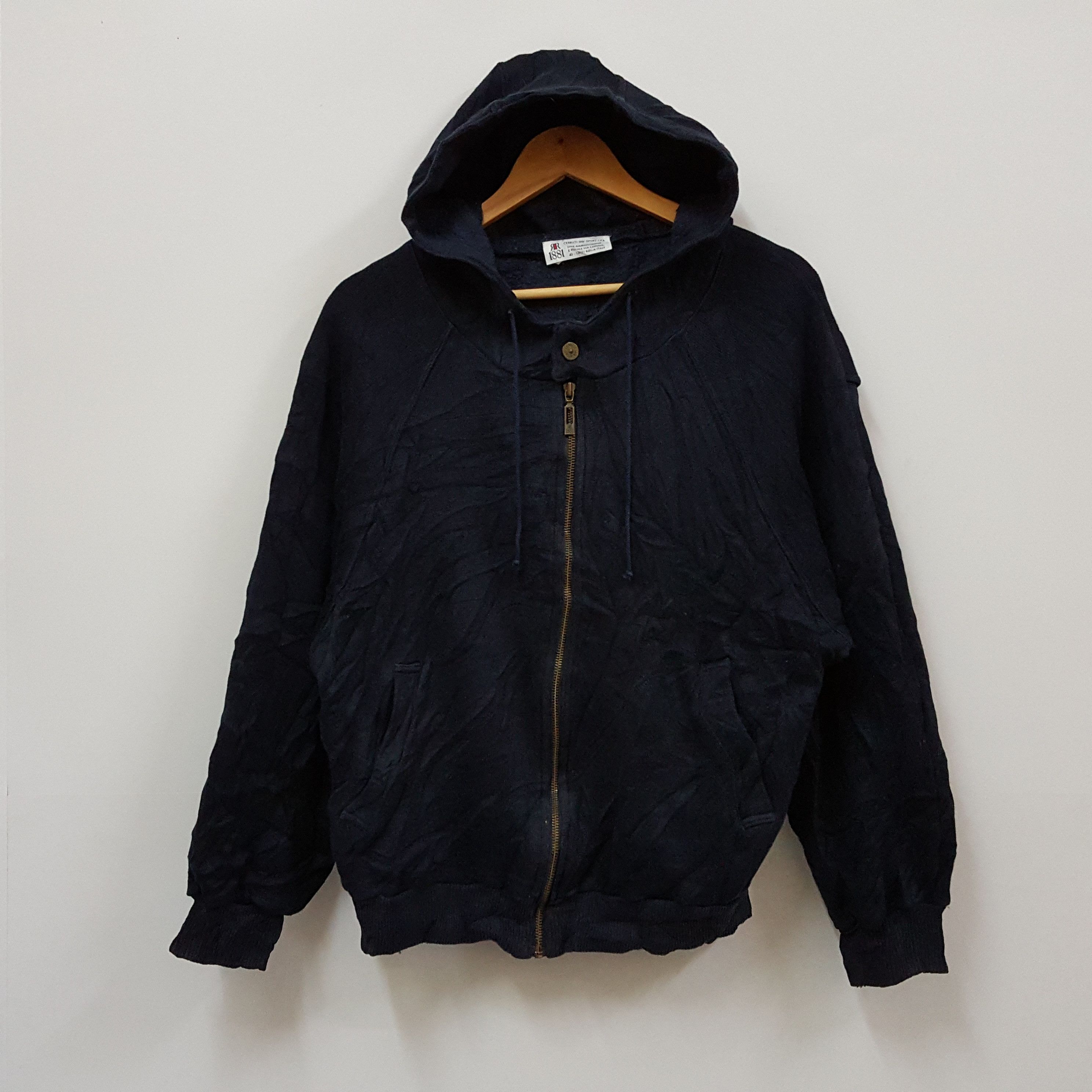 Cerruti 1881 × Vintage Vintage CERRUTI 1881 big logo nice design hoodies jacket Size US L / EU 52-54 / 3 - 3 Thumbnail