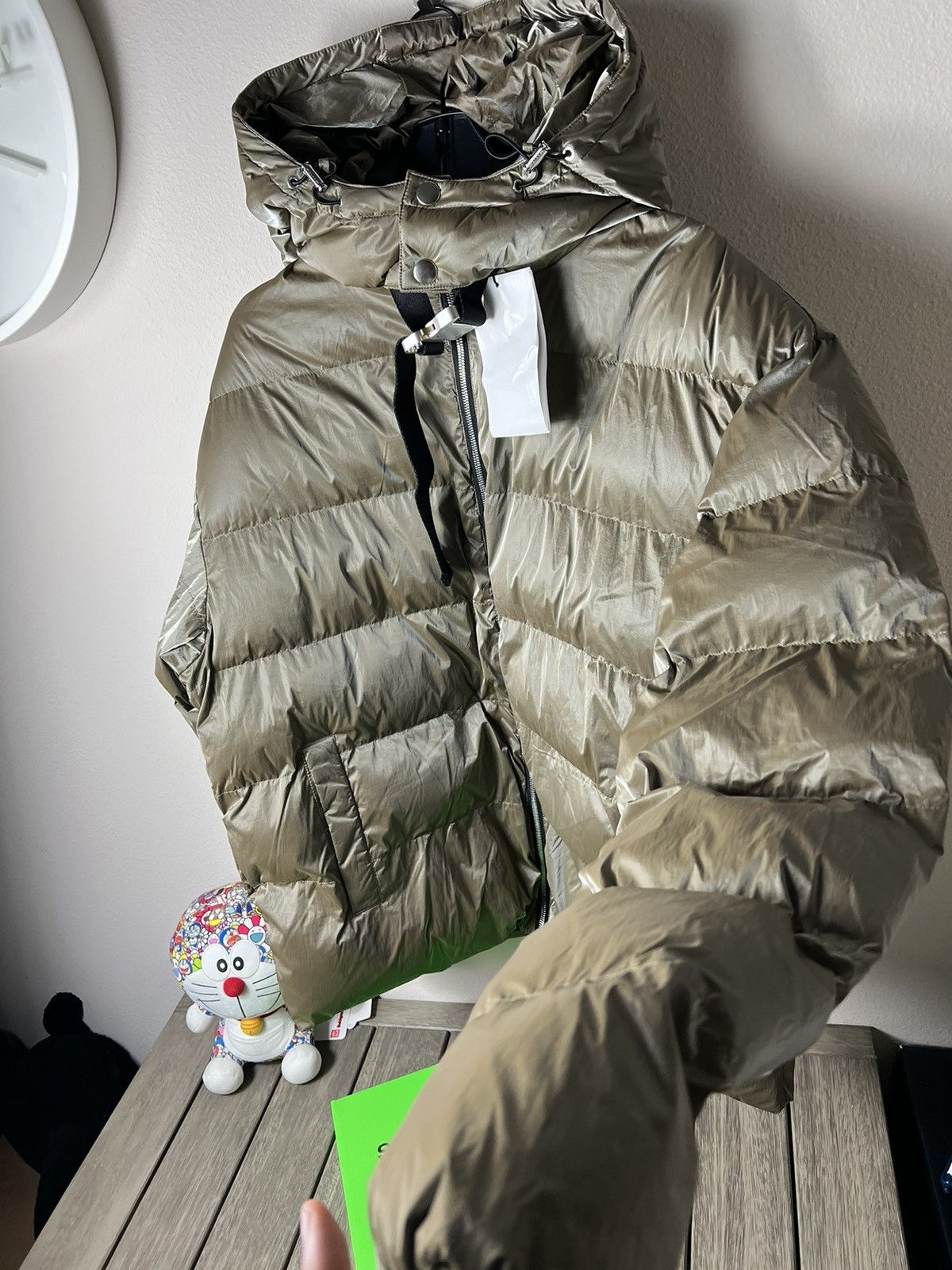 1017 ALYX 9SM 1017 ALYX 9SM Nightrider Puffer Jacket Silver Green Size US XXL / EU 58 / 5 - 6 Thumbnail