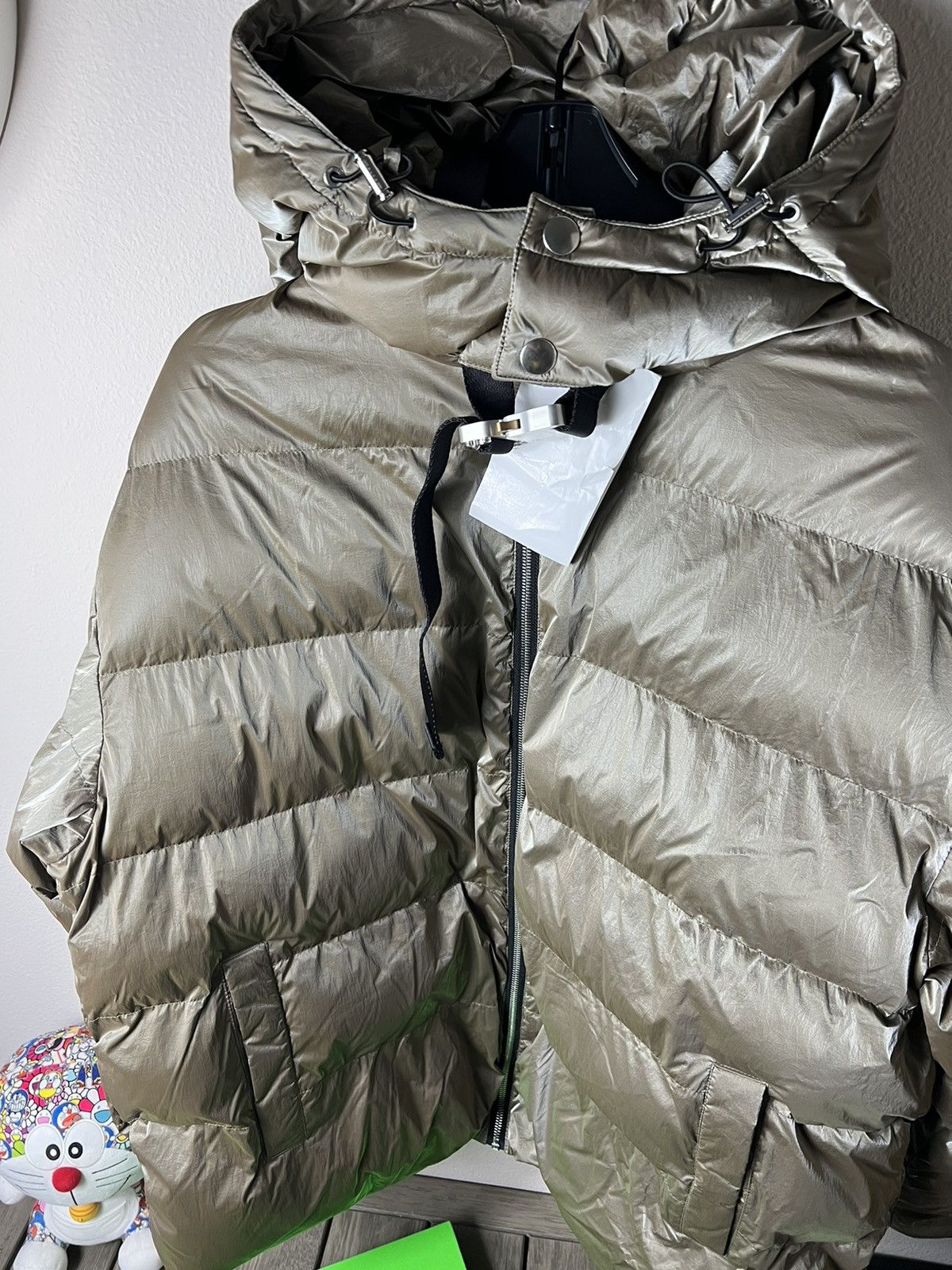 1017 ALYX 9SM 1017 ALYX 9SM Nightrider Puffer Jacket Silver Green Size US XXL / EU 58 / 5 - 2 Thumbnail