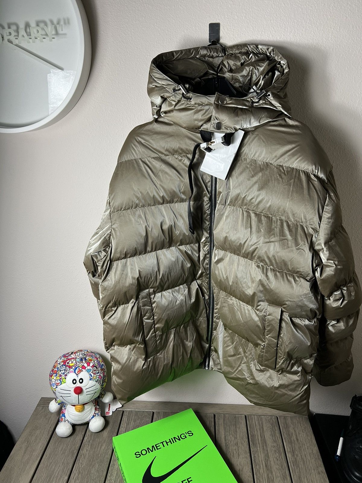 1017 ALYX 9SM 1017 ALYX 9SM Nightrider Puffer Jacket Silver Green Size US XXL / EU 58 / 5 - 1 Thumbnail
