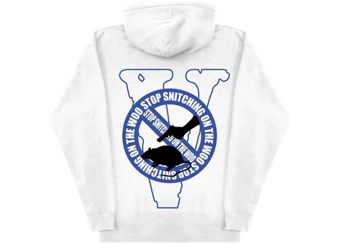 Vlone Vlone x Pop Smoke Stop Snitching Hoodie Size US XL / EU 56 / 4 - 2 Thumbnail