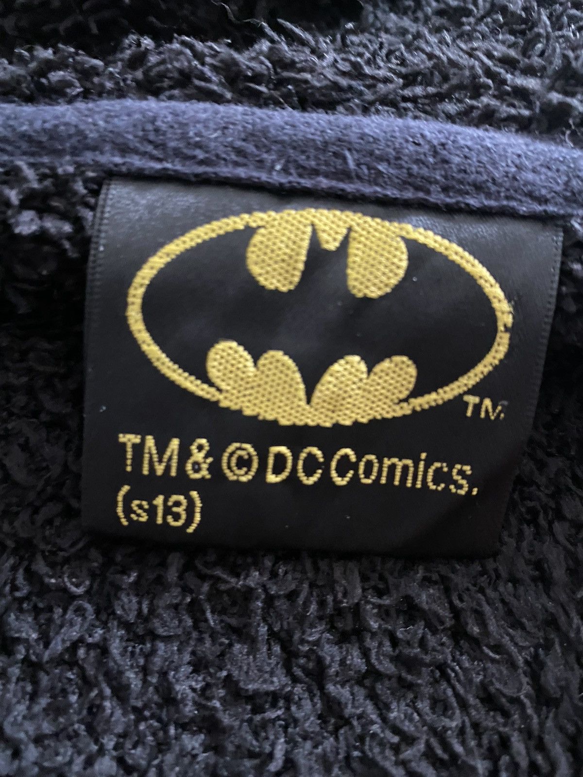 DC Comics Vintage Mohair big logo Batman tm@DcComics hoodie Size US M / EU 48-50 / 2 - 11 Thumbnail