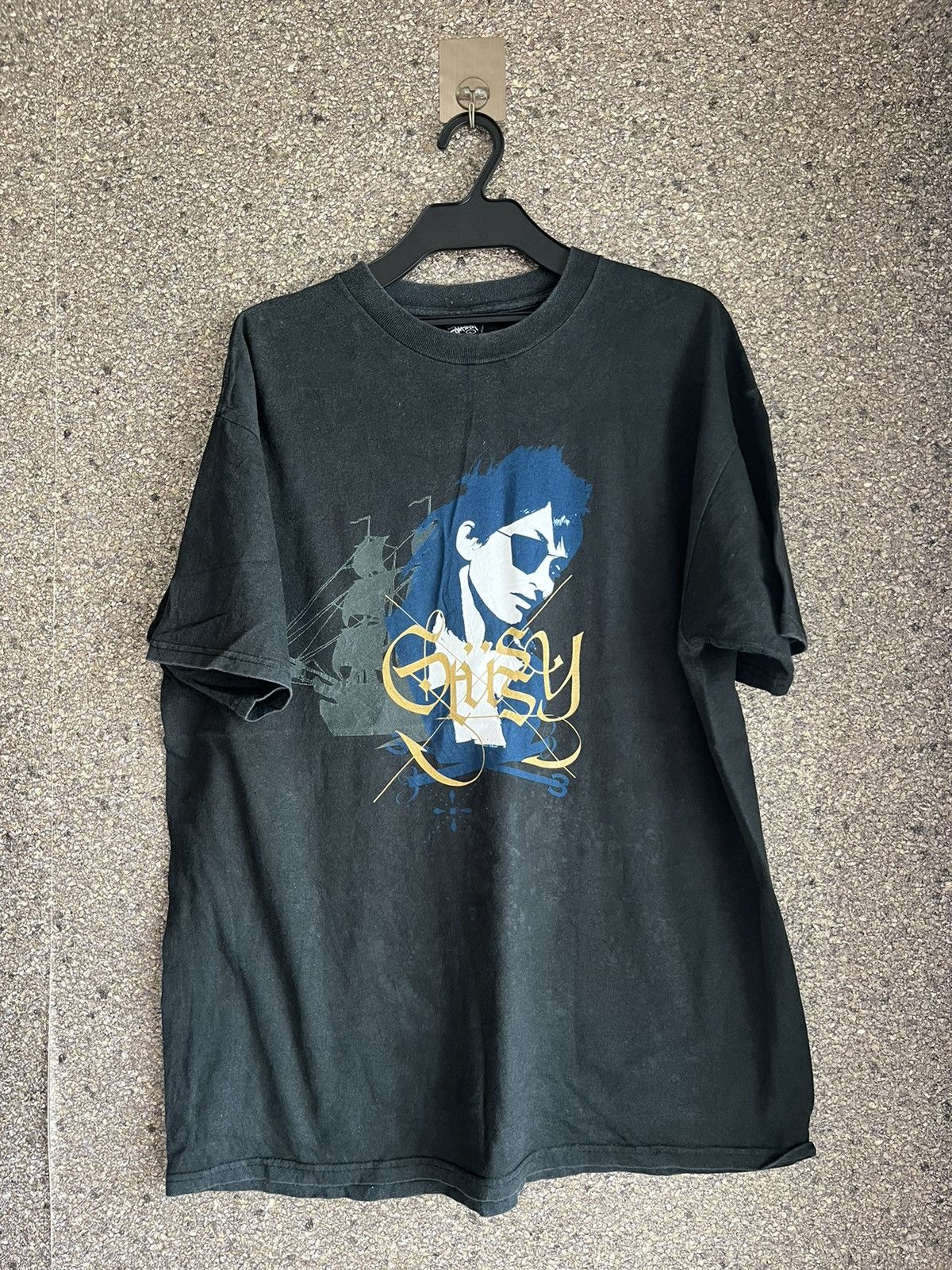 image of Made In USA x Vintage Stussy Ft73 in Black, Men's (Size Large)