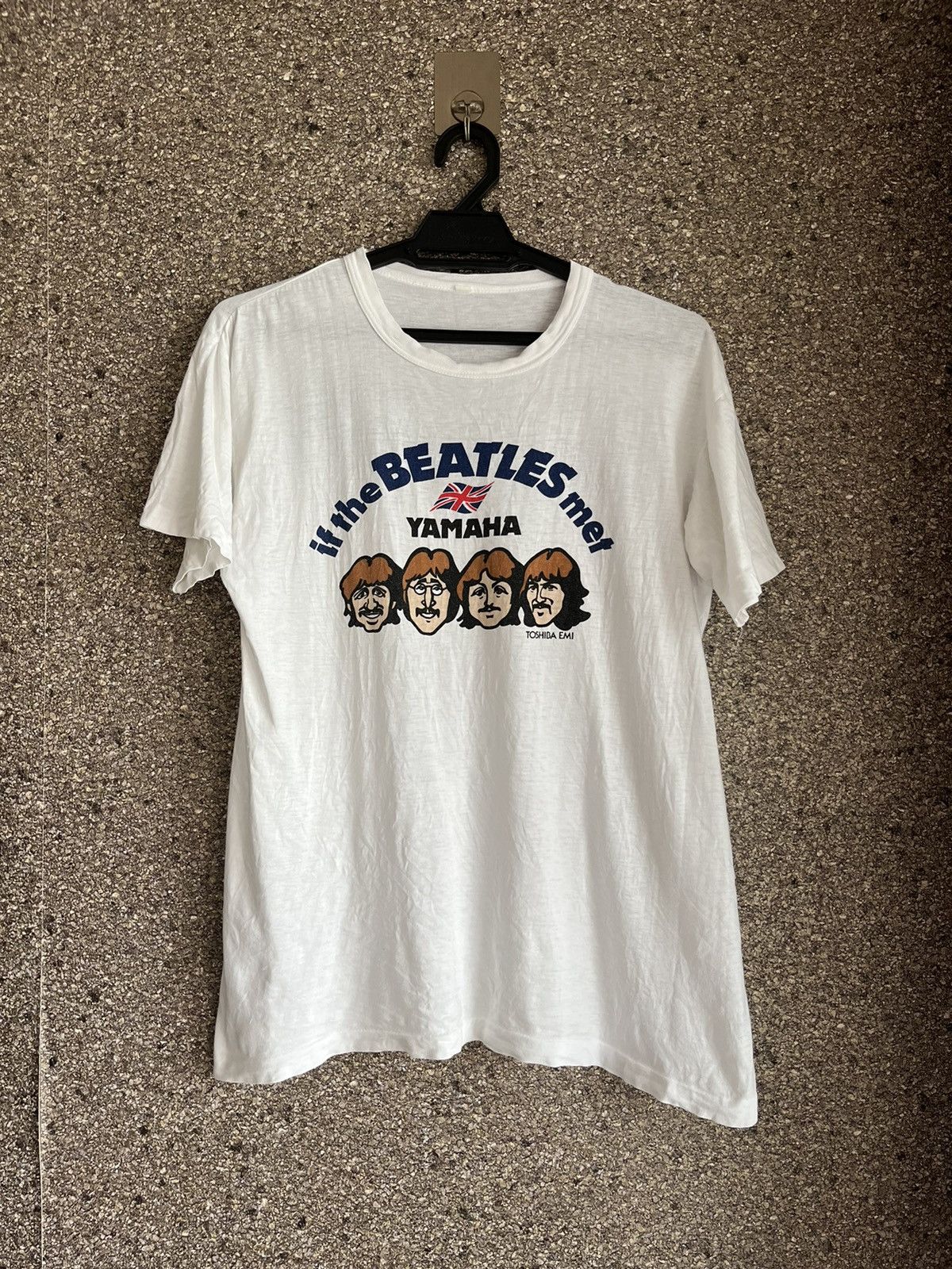 Band Tees × Vintage The Beatles X YAMAHA X Toshiba emi ft23 Size US M / EU 48-50 / 2 - 1 Thumbnail