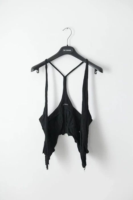 image of Ann Demeulemeester Ss20 Holster Vest in Black, Women's (Size XS)