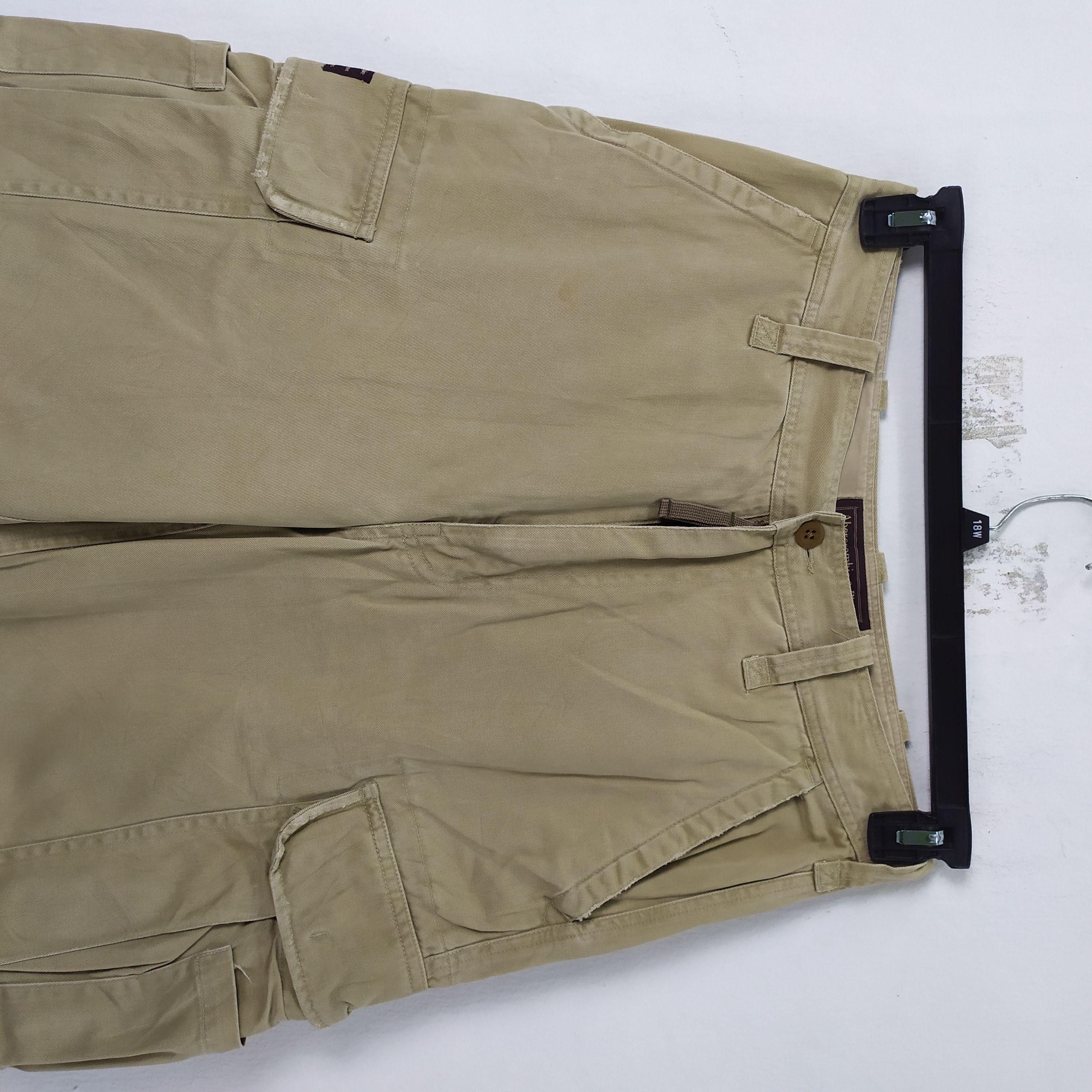 Abercrombie & Fitch × Vintage 8 POCKET ABERCROMBIE AND FITCH BAGGY CARGO PANTS Size US 32 / EU 48 - 2 Thumbnail