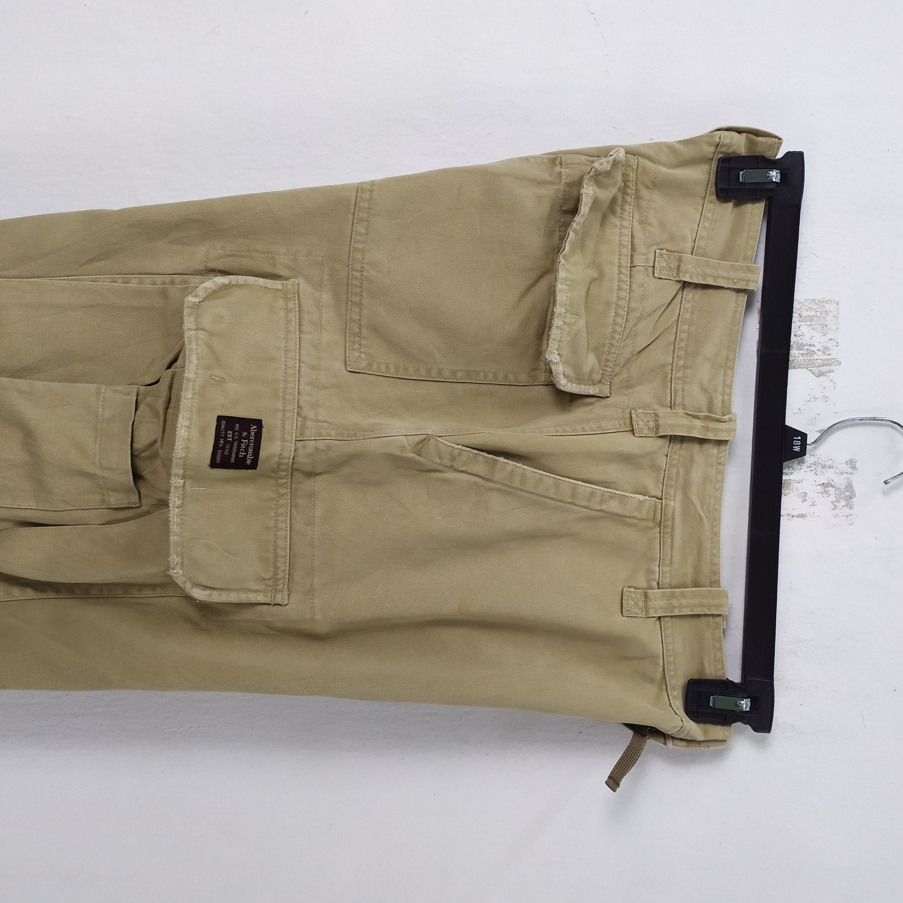 Abercrombie & Fitch × Vintage 8 POCKET ABERCROMBIE AND FITCH BAGGY CARGO PANTS Size US 32 / EU 48 - 11 Thumbnail