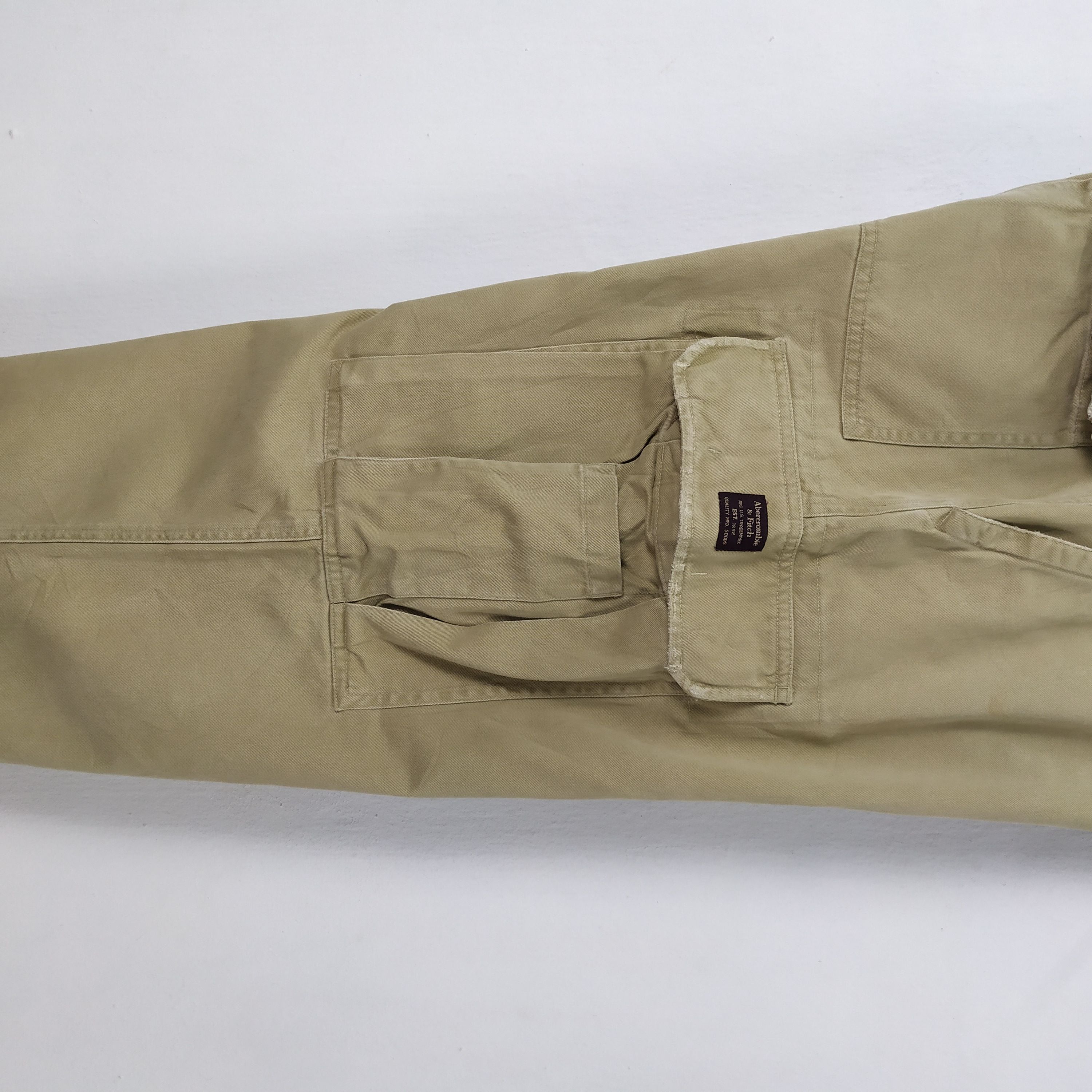 Abercrombie & Fitch × Vintage 8 POCKET ABERCROMBIE AND FITCH BAGGY CARGO PANTS Size US 32 / EU 48 - 10 Thumbnail
