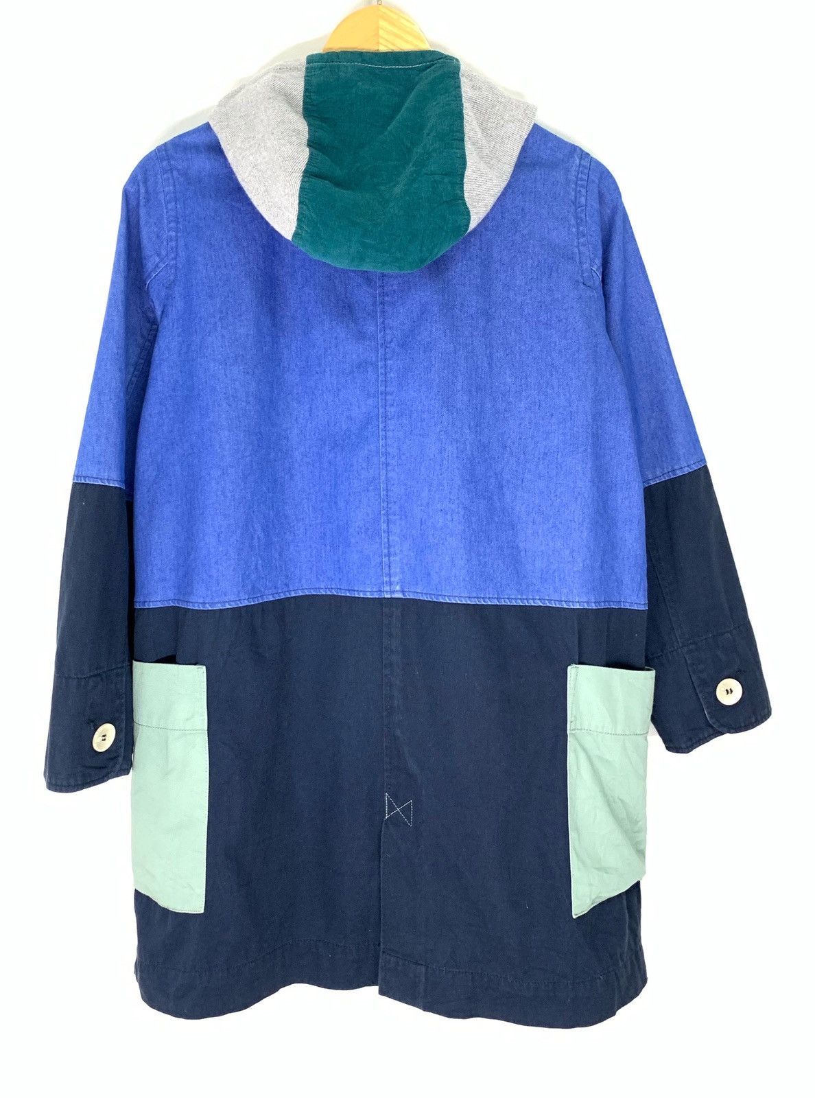 Issey Miyake × Japanese Brand × Tsumori Chisato 🇯🇵 Iconic Patchwork Issey Miyake Multicolor Hoodie jacket Size US M / EU 48-50 / 2 - 3 Thumbnail