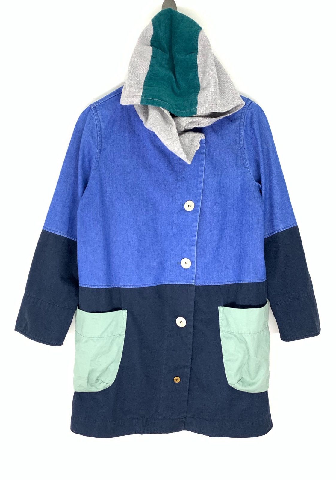 Issey Miyake × Japanese Brand × Tsumori Chisato 🇯🇵 Iconic Patchwork Issey Miyake Multicolor Hoodie jacket Size US M / EU 48-50 / 2 - 2 Thumbnail