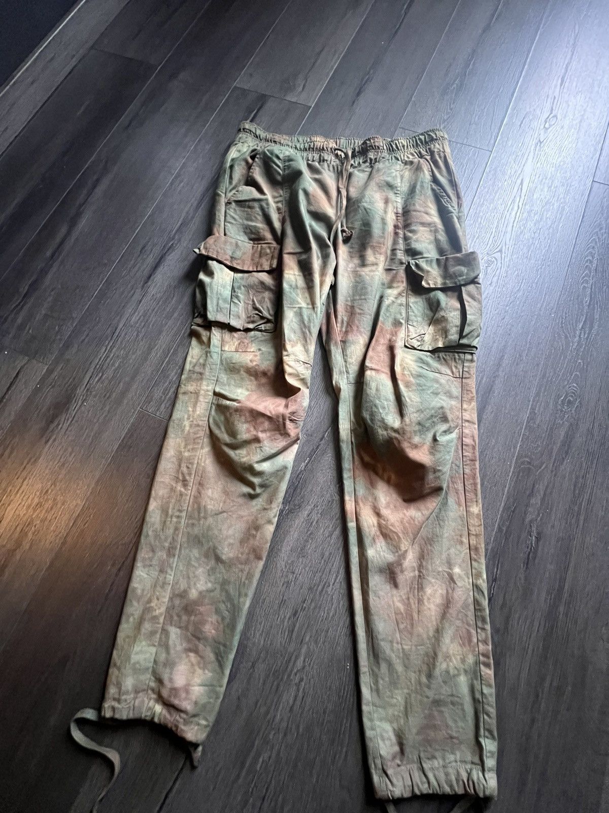 John Elliot Tye Die Camo Cargo pants