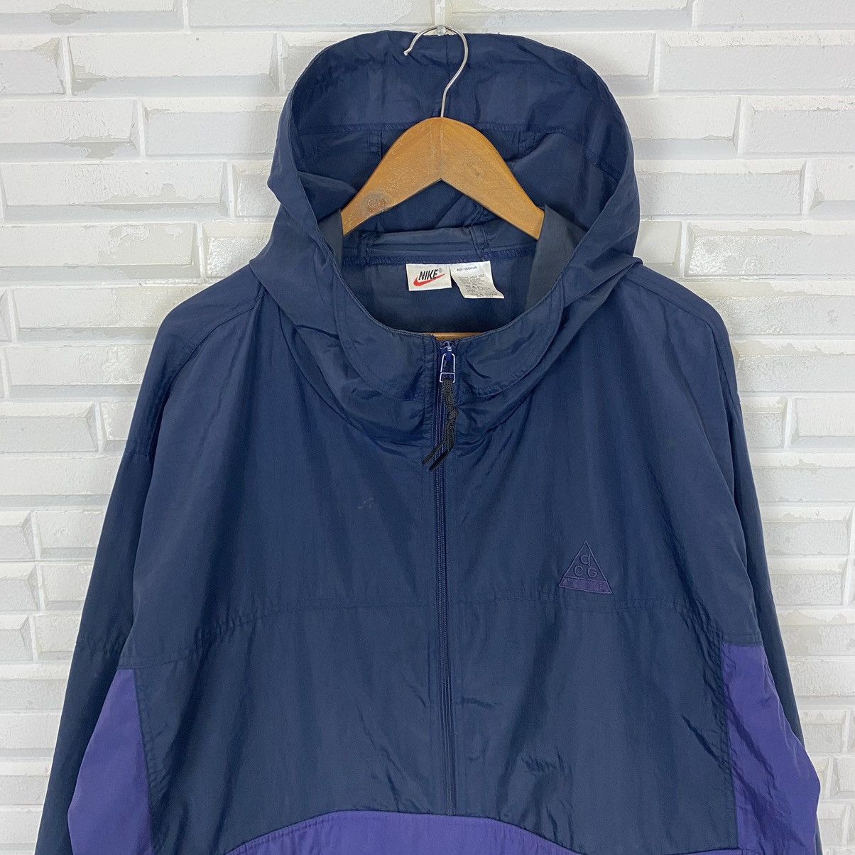 Nike × Nike ACG × Vintage Vintage Nike ACG anorak style windbreaker Size US L / EU 52-54 / 3 - 5 Thumbnail