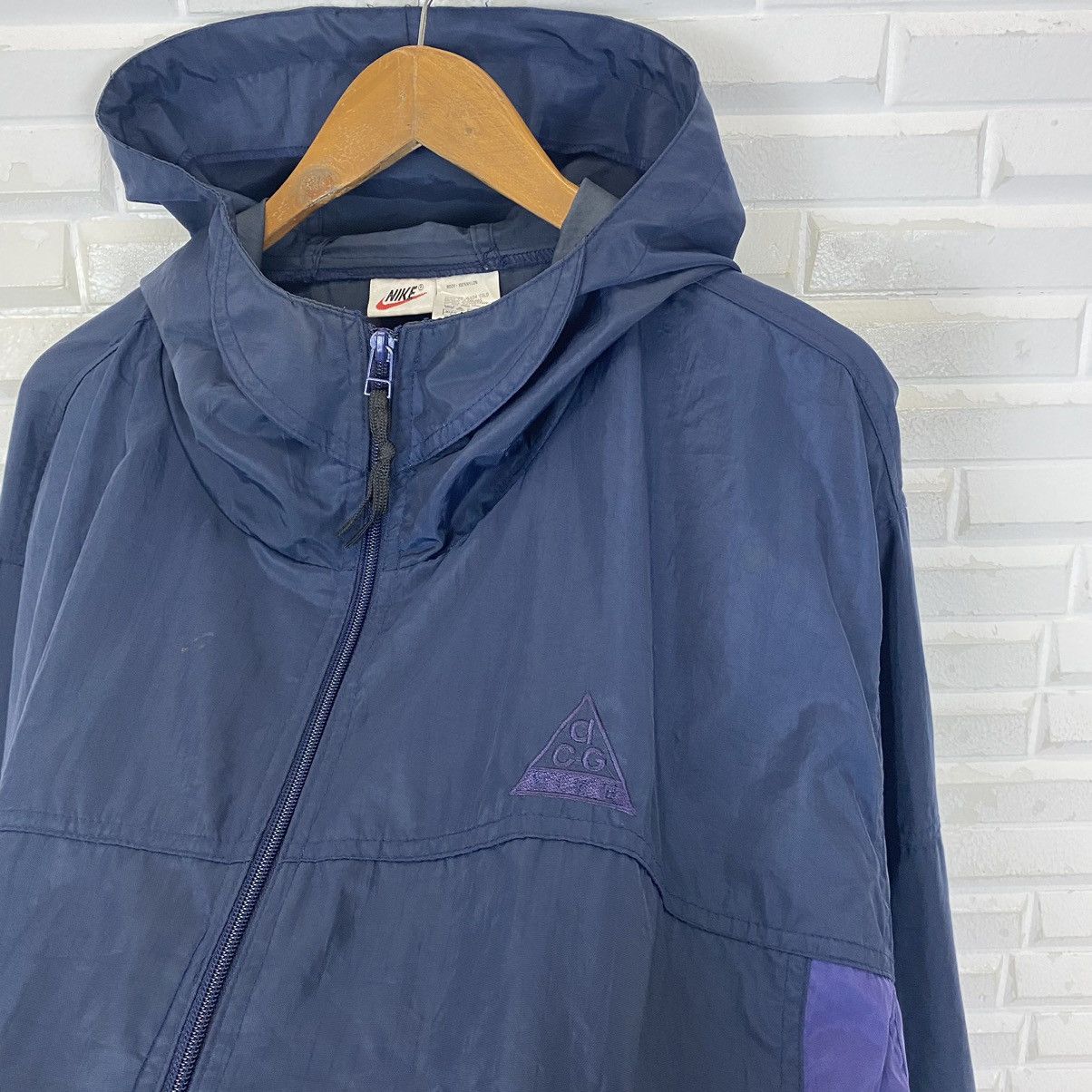 Nike × Nike ACG × Vintage Vintage Nike ACG anorak style windbreaker Size US L / EU 52-54 / 3 - 6 Thumbnail