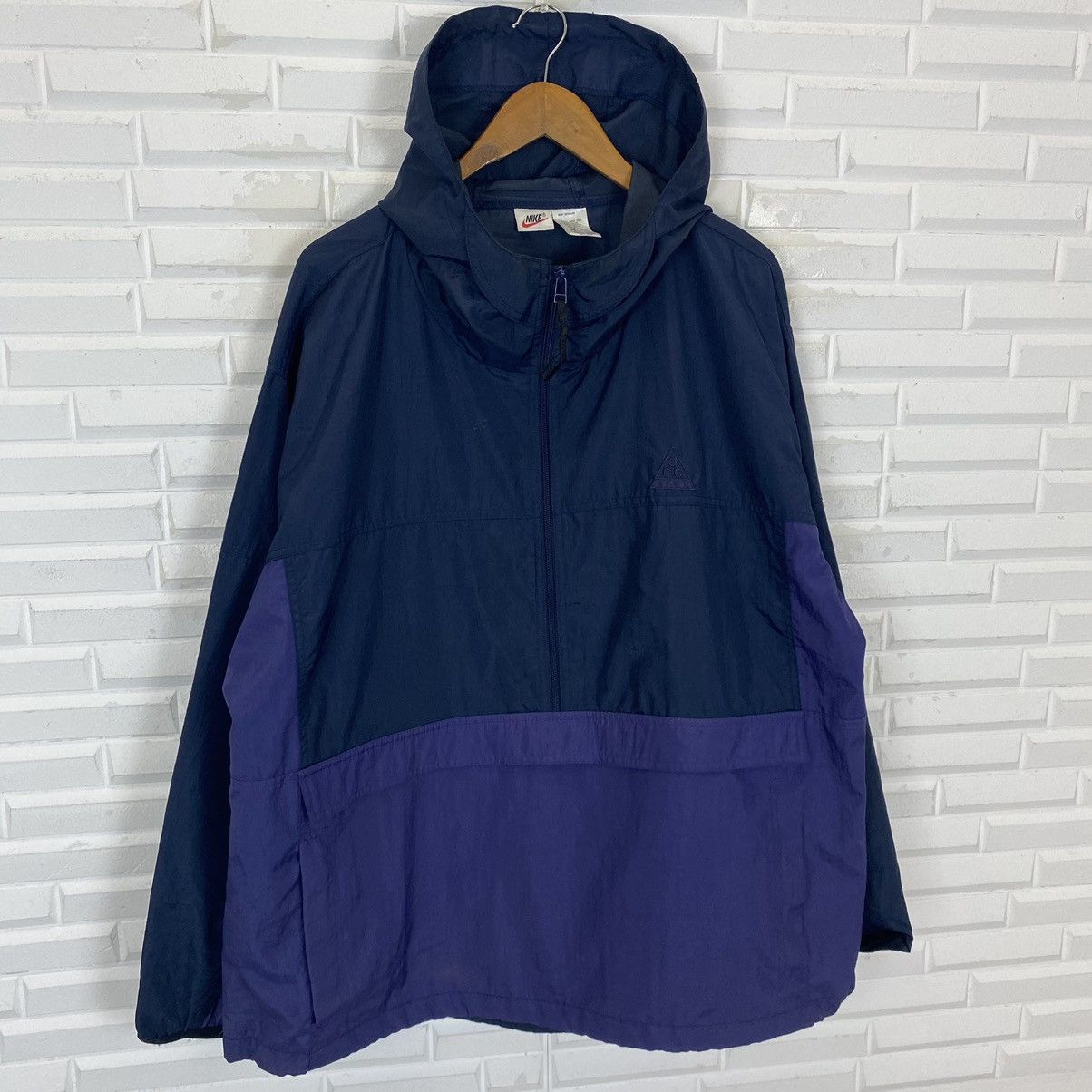 Nike × Nike ACG × Vintage Vintage Nike ACG anorak style windbreaker Size US L / EU 52-54 / 3 - 3 Thumbnail