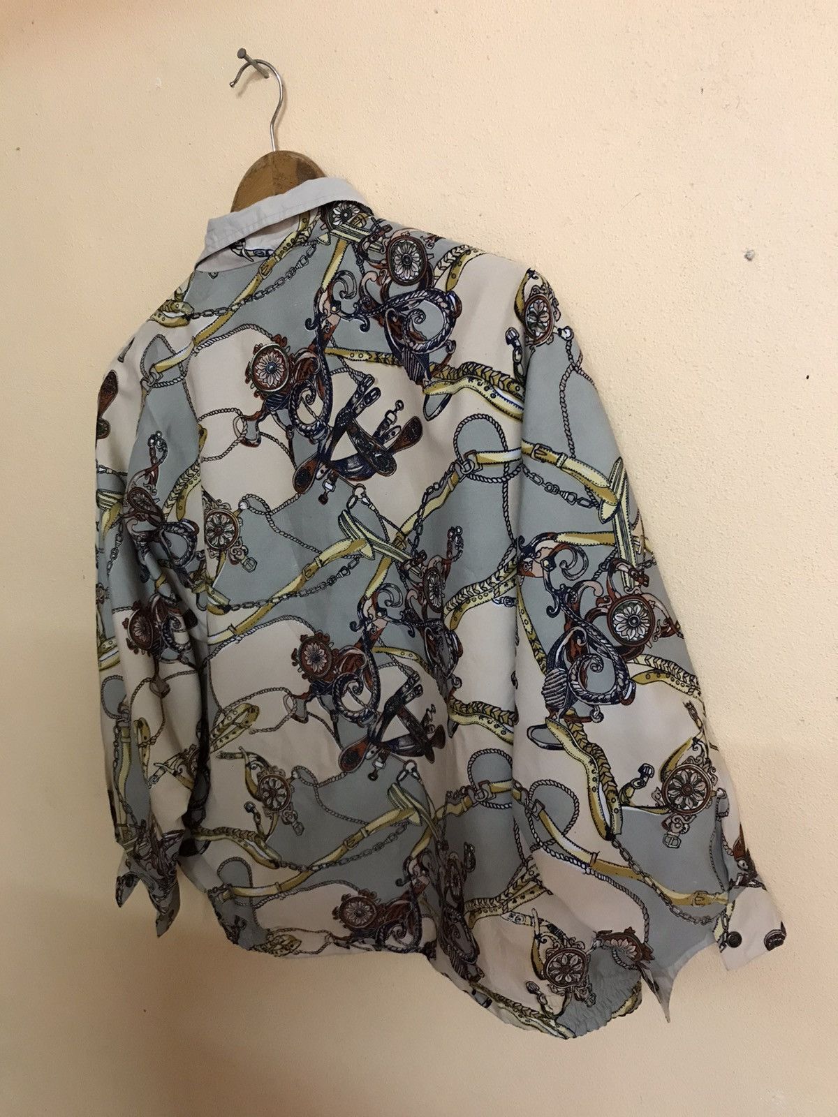20471120 × Beauty Beast × Japanese Brand RARE BAROQUE SILK FULL PRINT VERY NICE JACKET Size US M / EU 48-50 / 2 - 7 Thumbnail