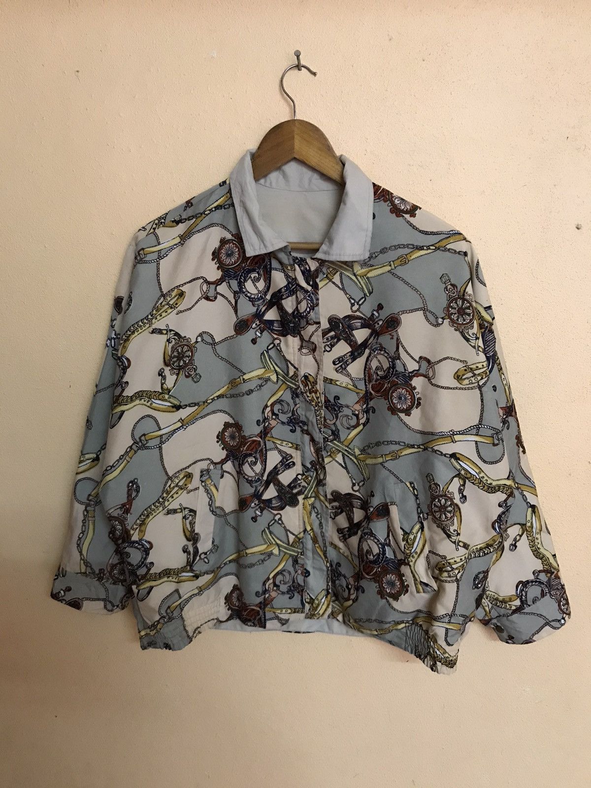20471120 × Beauty Beast × Japanese Brand RARE BAROQUE SILK FULL PRINT VERY NICE JACKET Size US M / EU 48-50 / 2 - 1 Thumbnail