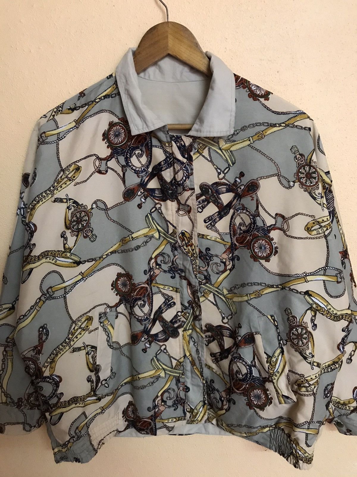 20471120 × Beauty Beast × Japanese Brand RARE BAROQUE SILK FULL PRINT VERY NICE JACKET Size US M / EU 48-50 / 2 - 4 Thumbnail