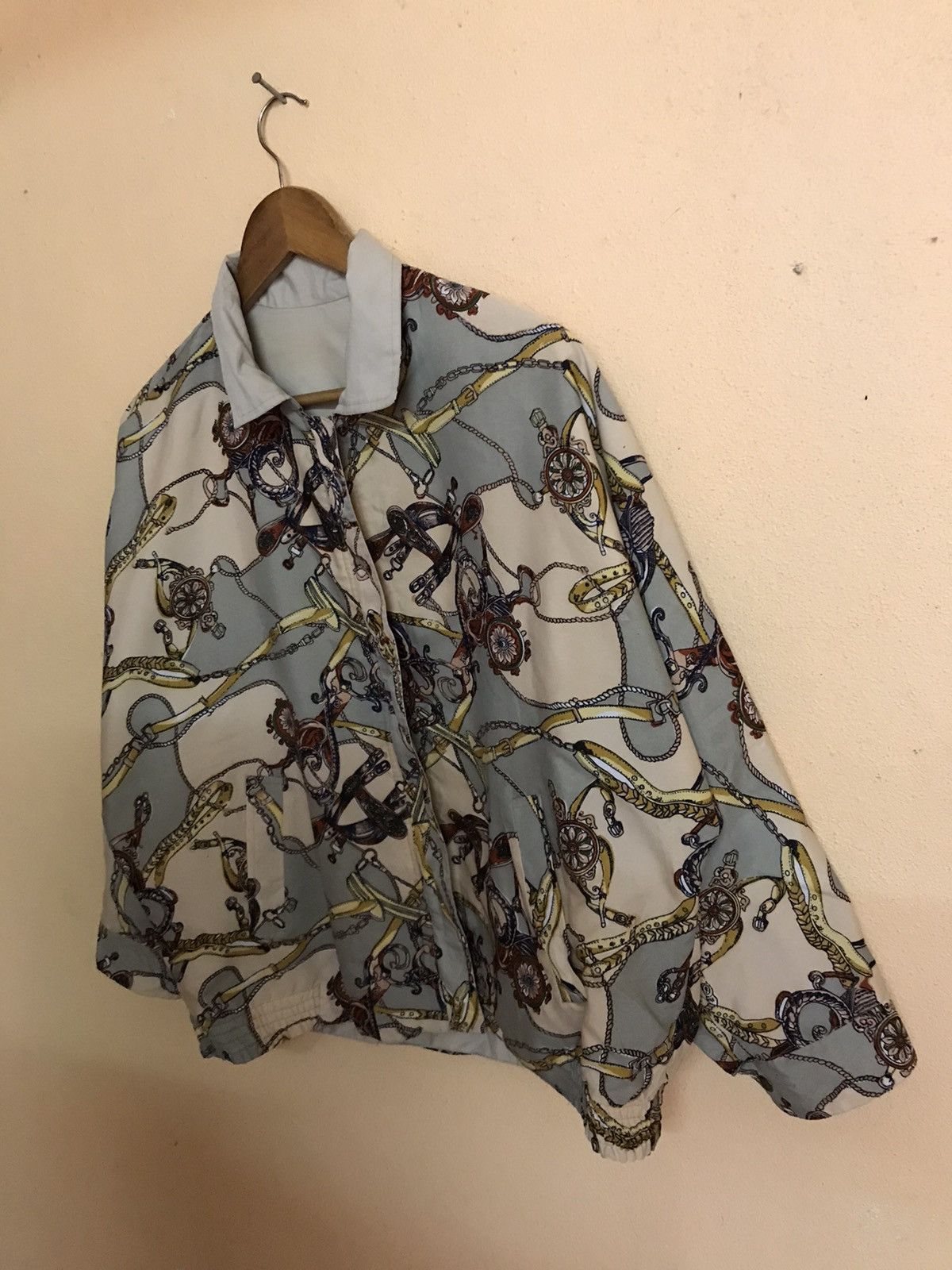 20471120 × Beauty Beast × Japanese Brand RARE BAROQUE SILK FULL PRINT VERY NICE JACKET Size US M / EU 48-50 / 2 - 3 Thumbnail