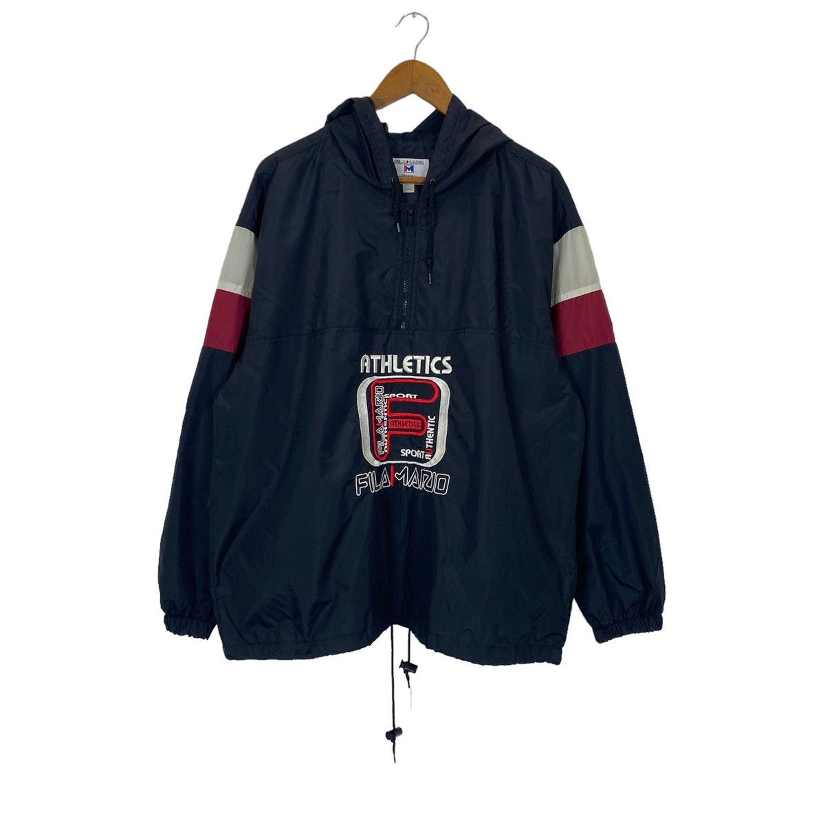 Vintage Fila Mario hoodie light jacket
