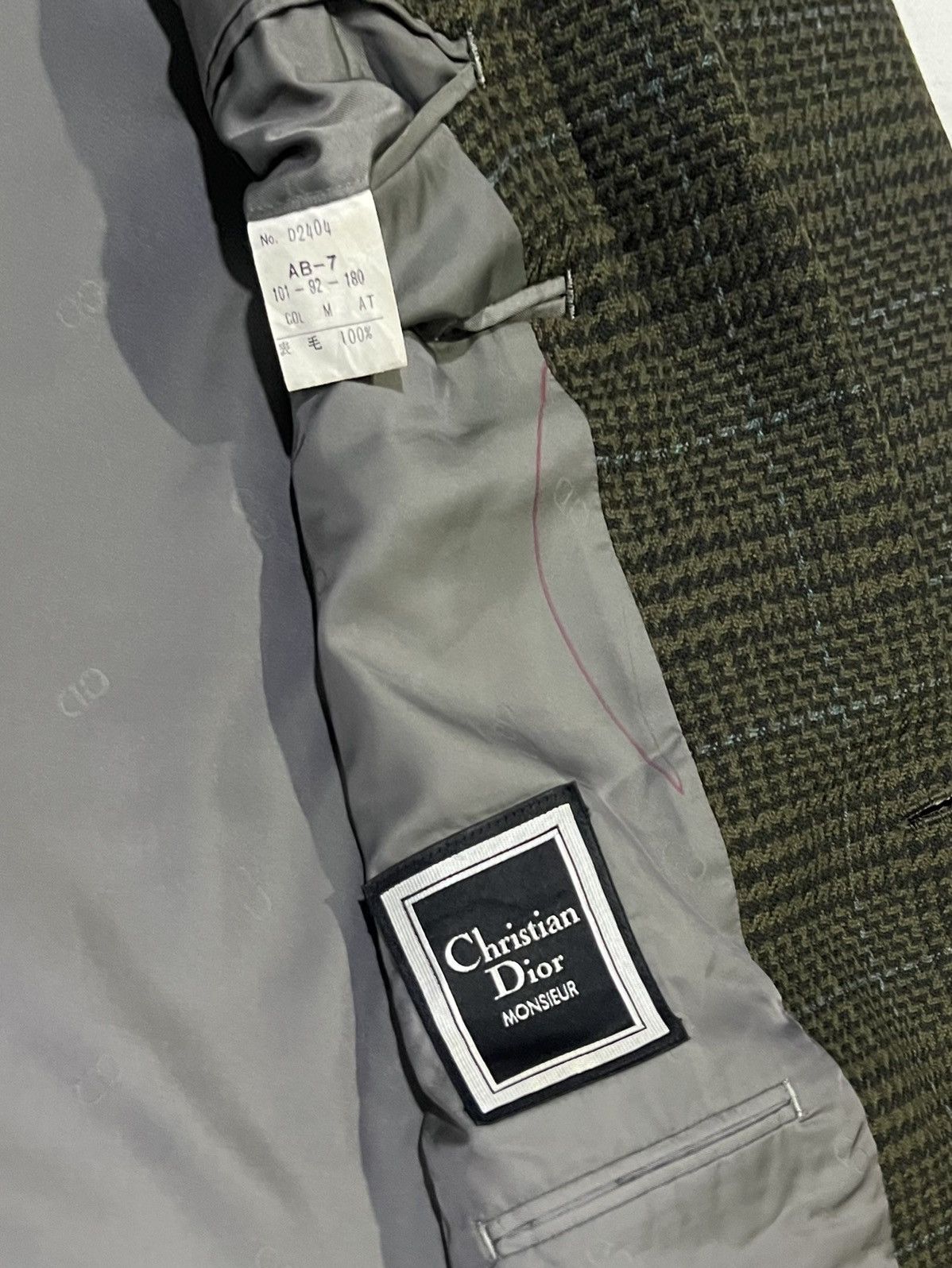 Christian Dior Monsieur 🔥NEED GONE🔥 CHRISTIAN DIOR MONSIEUR SUIT TWEED WOOL MONOGRAM Size US L / EU 52-54 / 3 - 18 Thumbnail